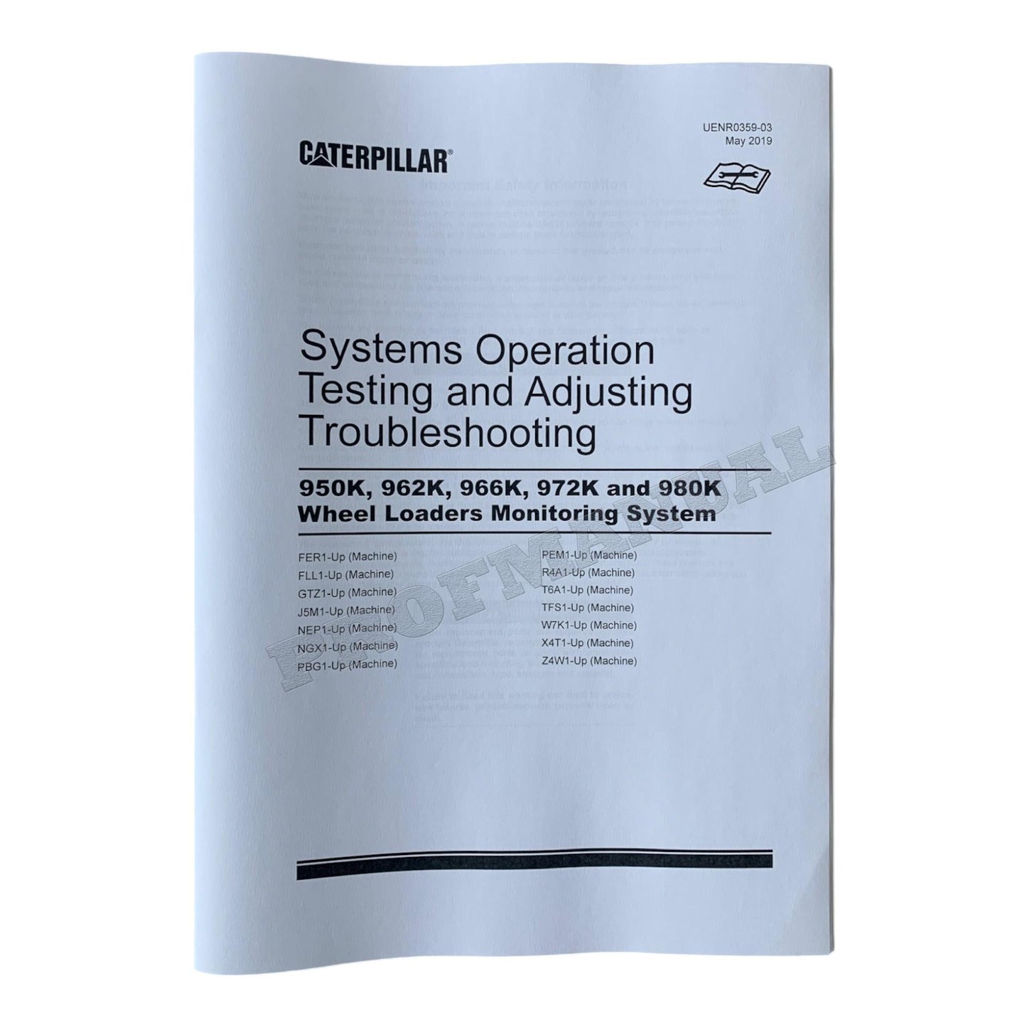 Caterpillar 966K 972K Wheel Loader Full Service Manual 37 books *Send serial number