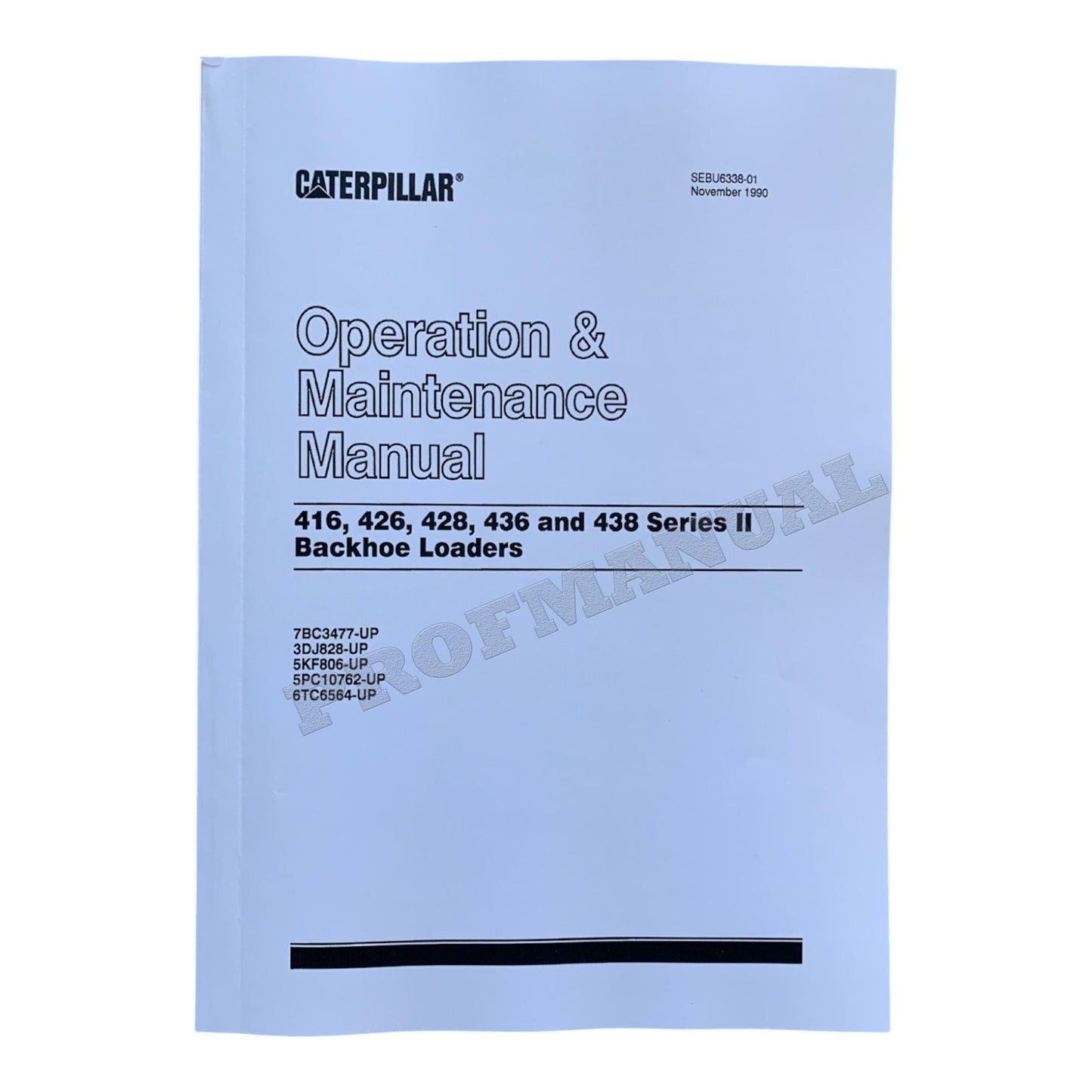 Caterpillar 416 426 436 Series II Backhoe Loader Full Service Manual