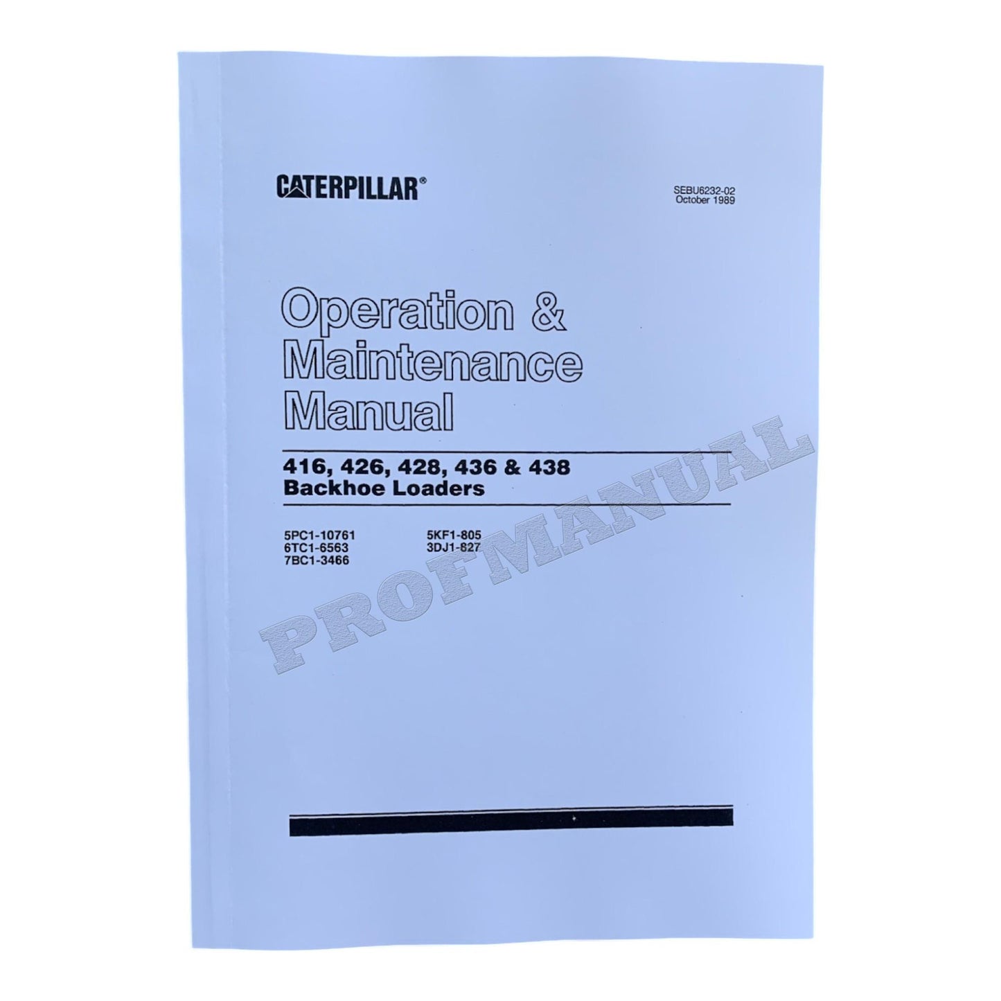 Caterpillar 416 426 436 Series II Backhoe Loader Full Service Manual