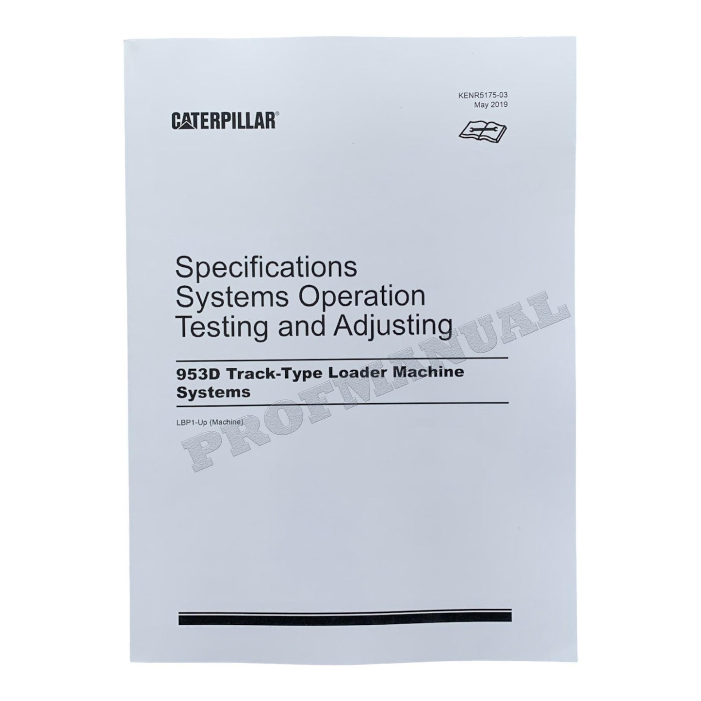 Caterpillar 953D Track Loader Full Service Manual *Send serial number