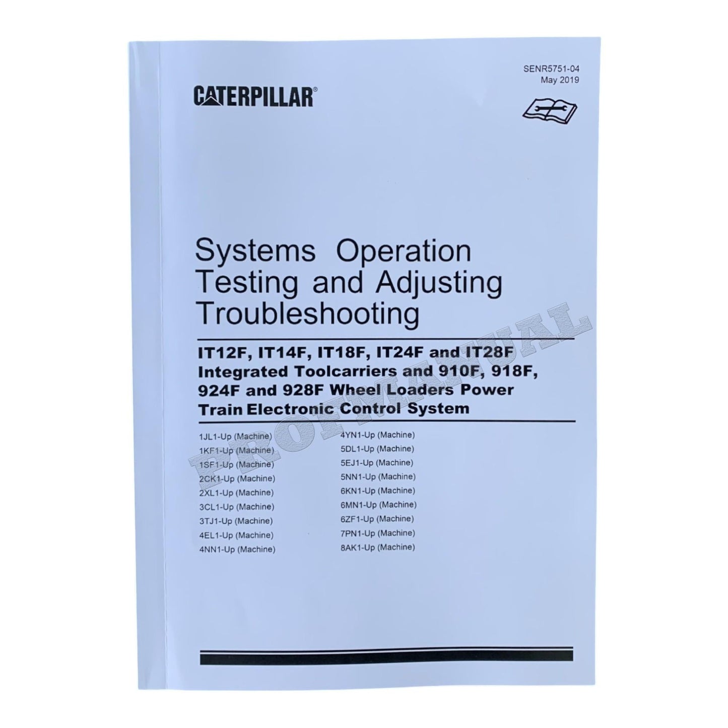 Caterpillar 910E WHEEL LOADER Full Service Manual 1SF 1 and UP *Send serial number