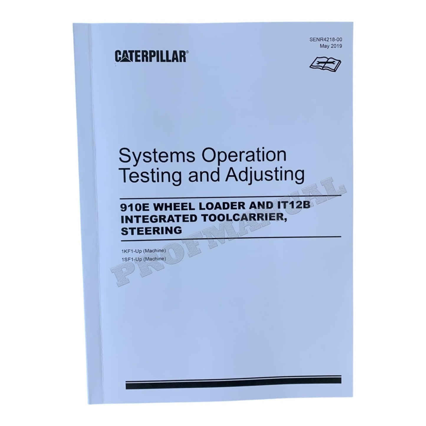 Caterpillar 910E WHEEL LOADER Full Service Manual 1SF 1 and UP *Send serial number