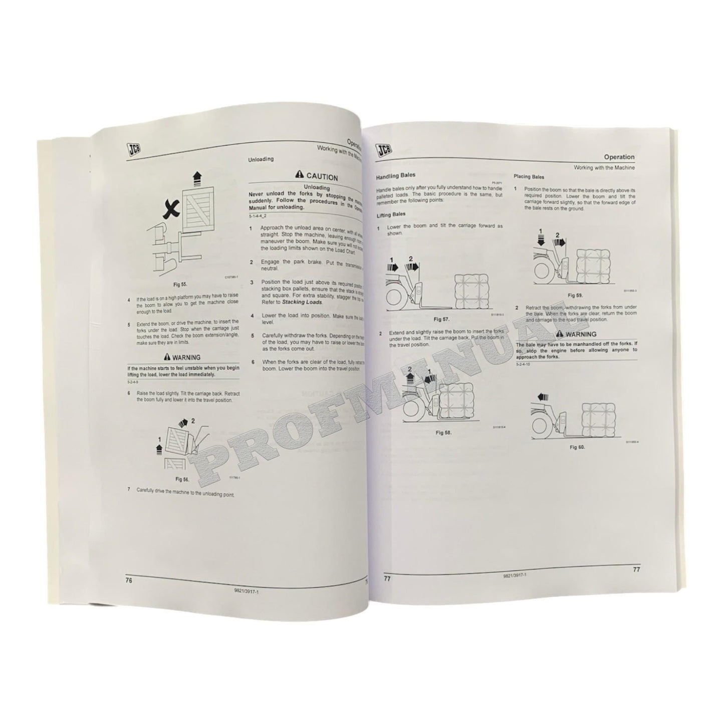 JCB 506-36 507-42 509-42 510-56 512-56 514-56 Telescopic Handler Operators Manual