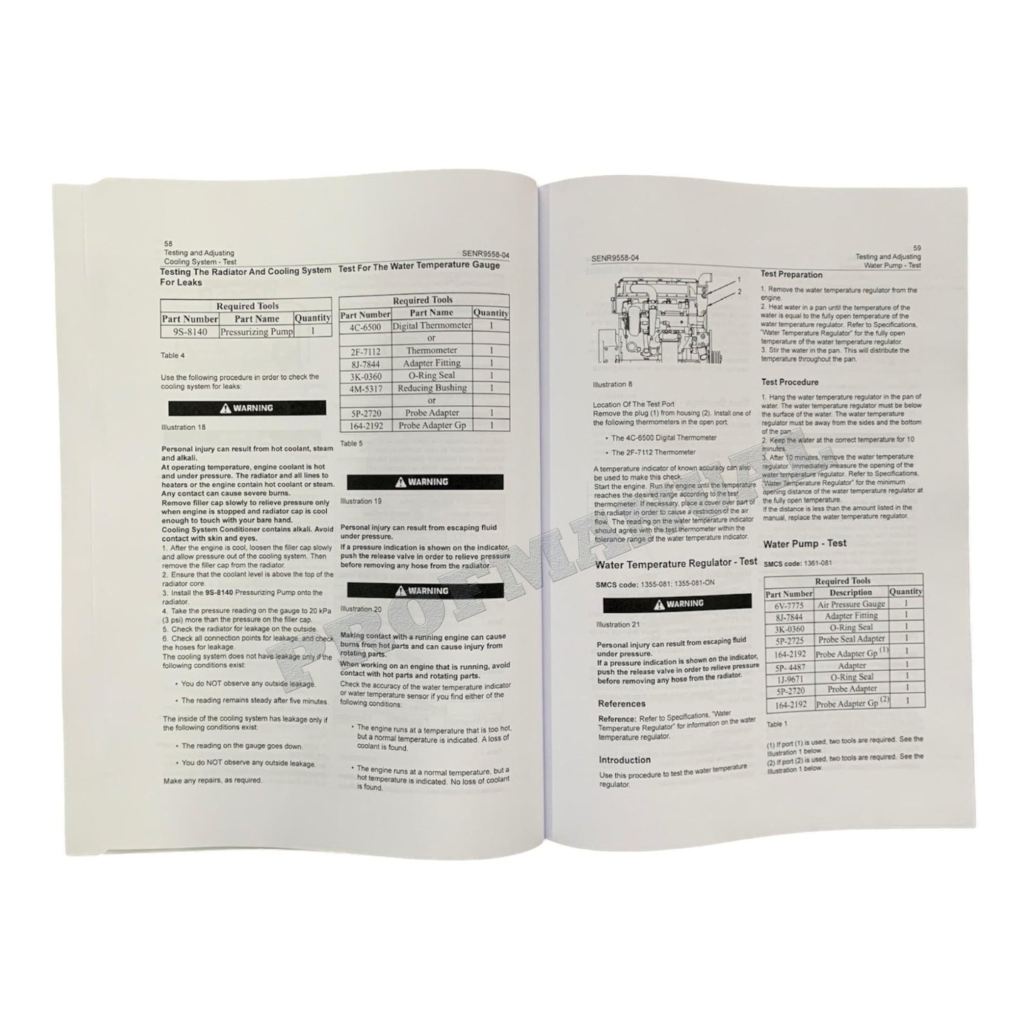 Caterpillar 3116 3126 Marine Engine Full Service Manual *Send serial number