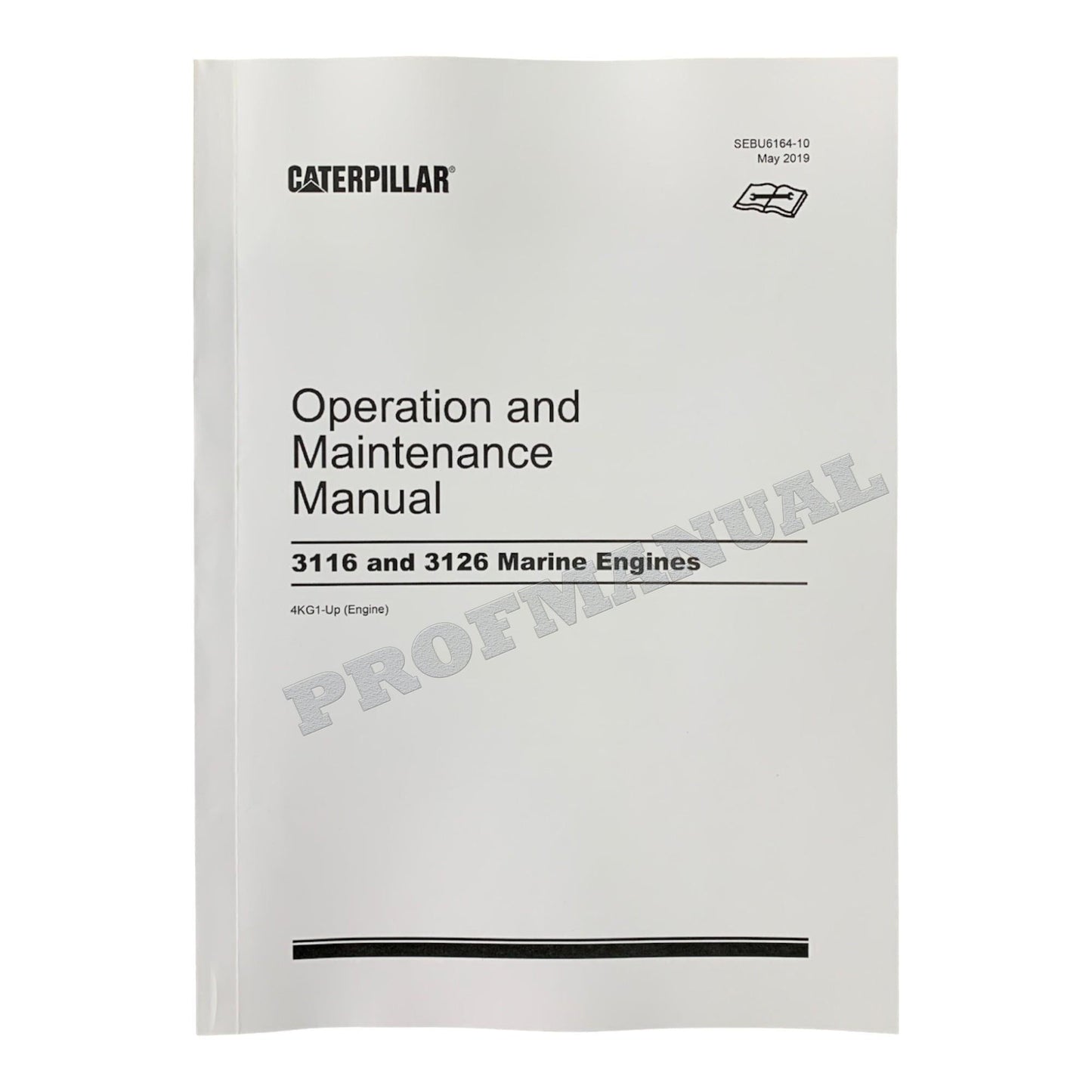 Caterpillar 3116 3126 Marine Engine Full Service Manual *Send serial number