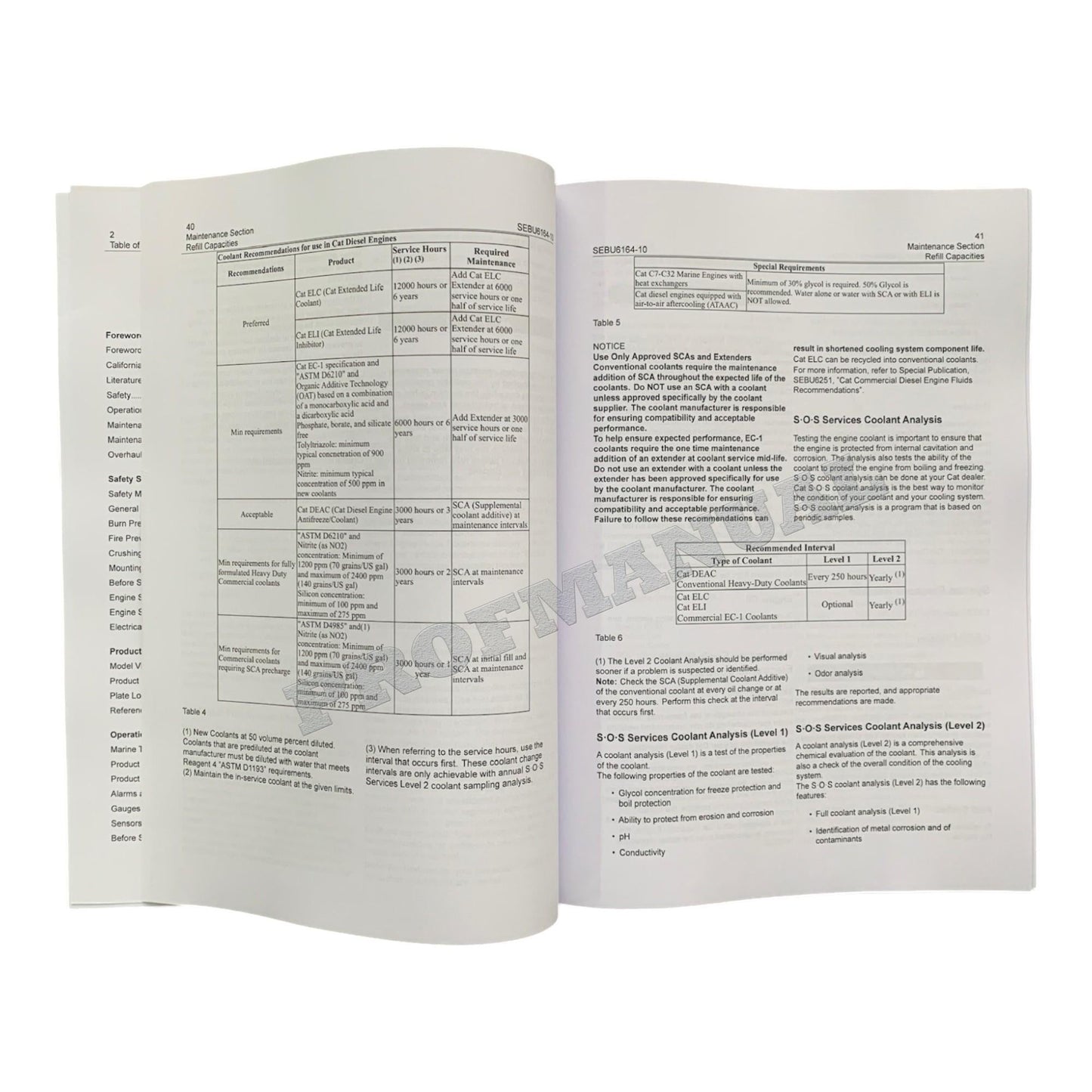 Caterpillar 3116 3126 Marine Engine Full Service Manual *Send serial number