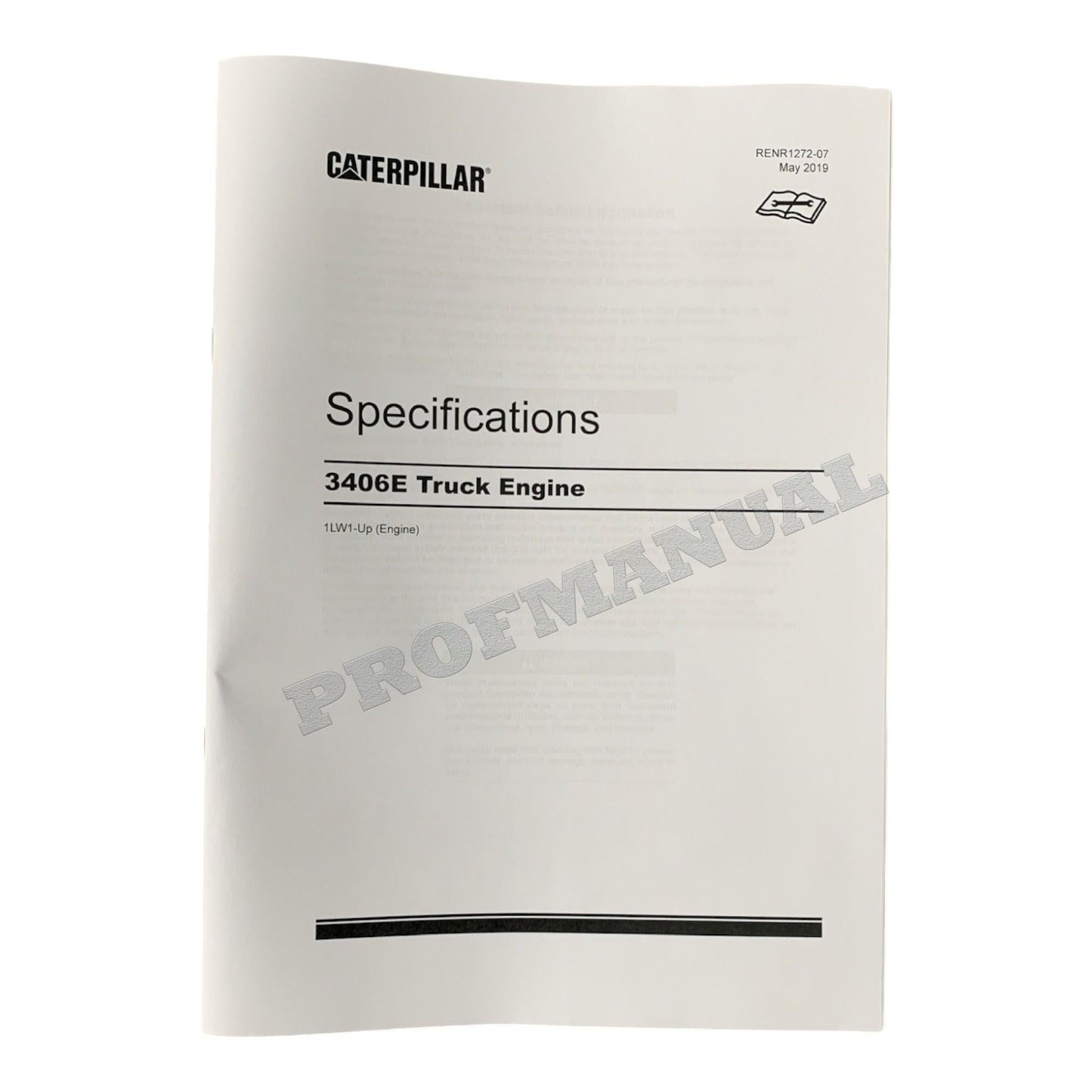 Caterpillar 3406E Truck Engine Full Service Manual *Send serial number