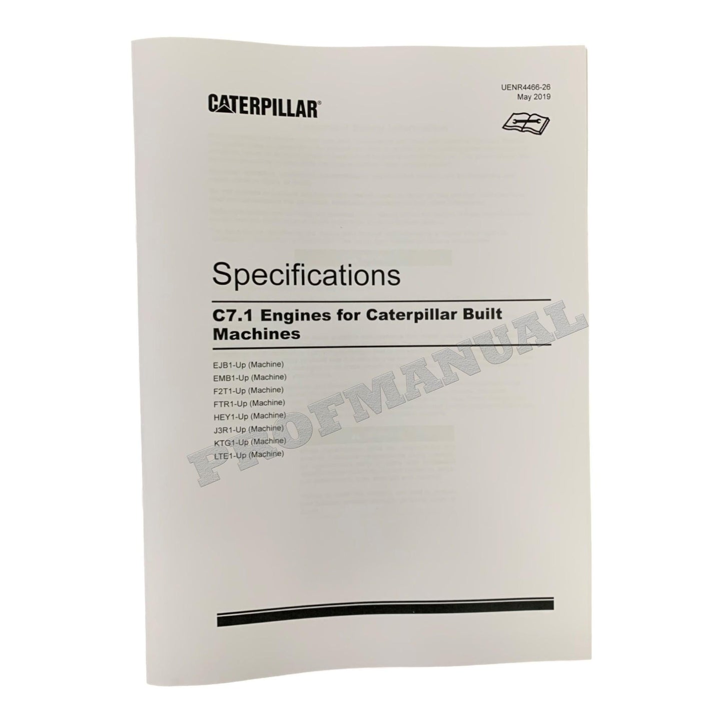 Caterpillar C7.1 Engine Service Manual *Send serial number