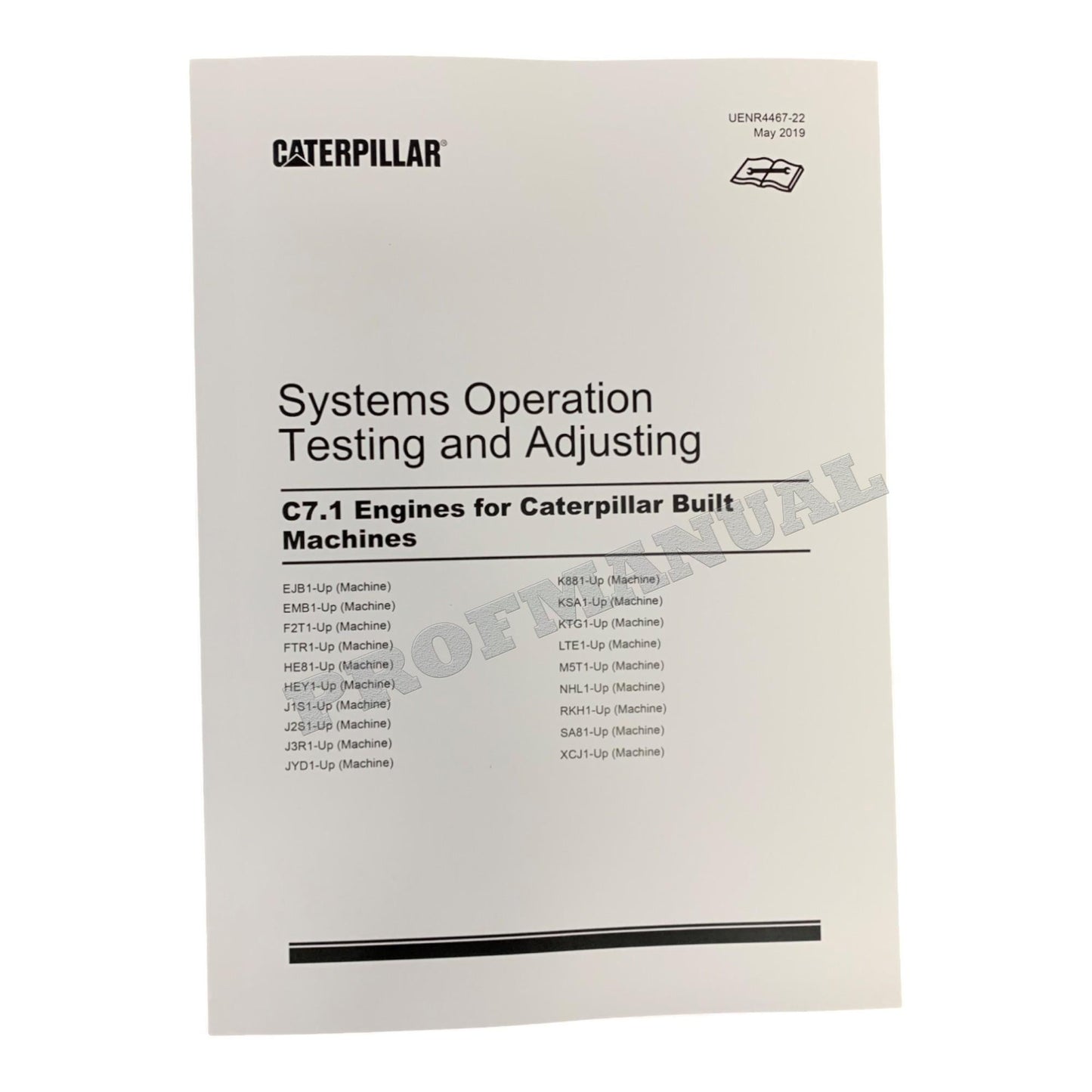 Caterpillar C7.1 Engine Service Manual *Send serial number