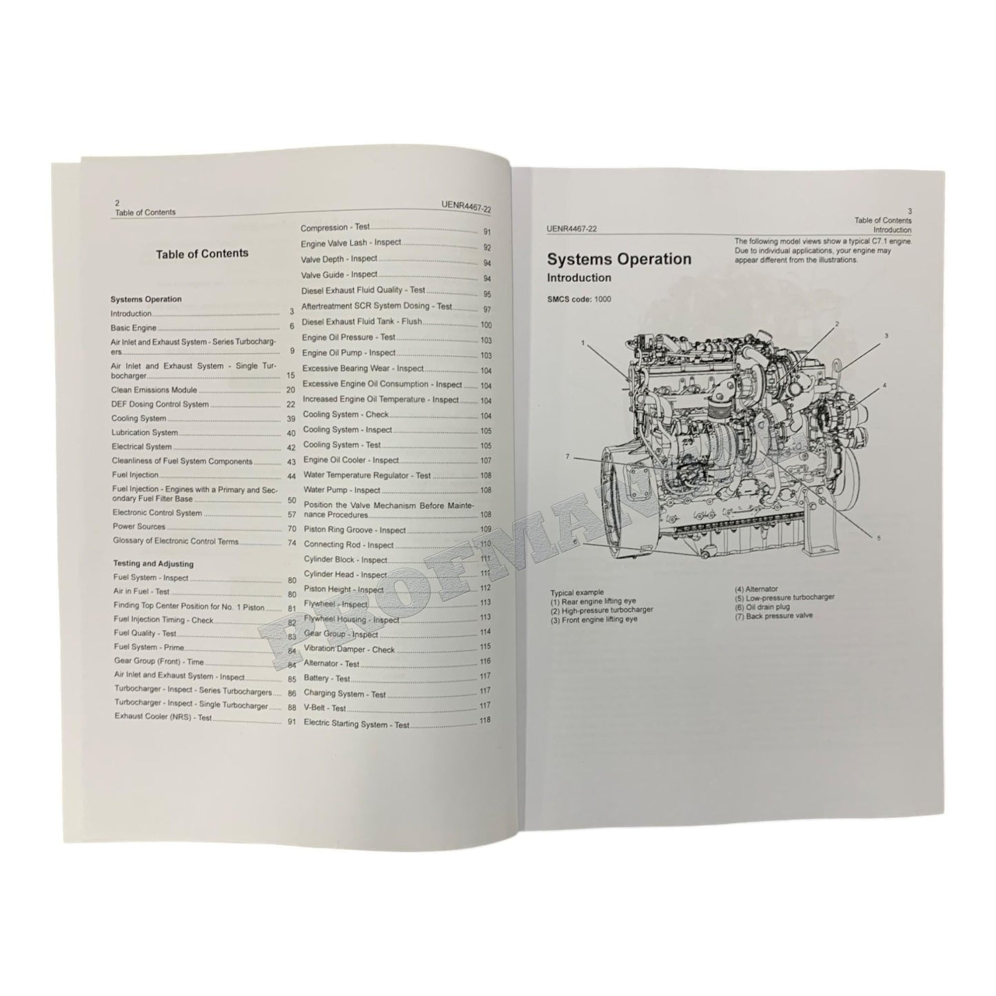 Caterpillar C7.1 Engine Service Manual *Send serial number