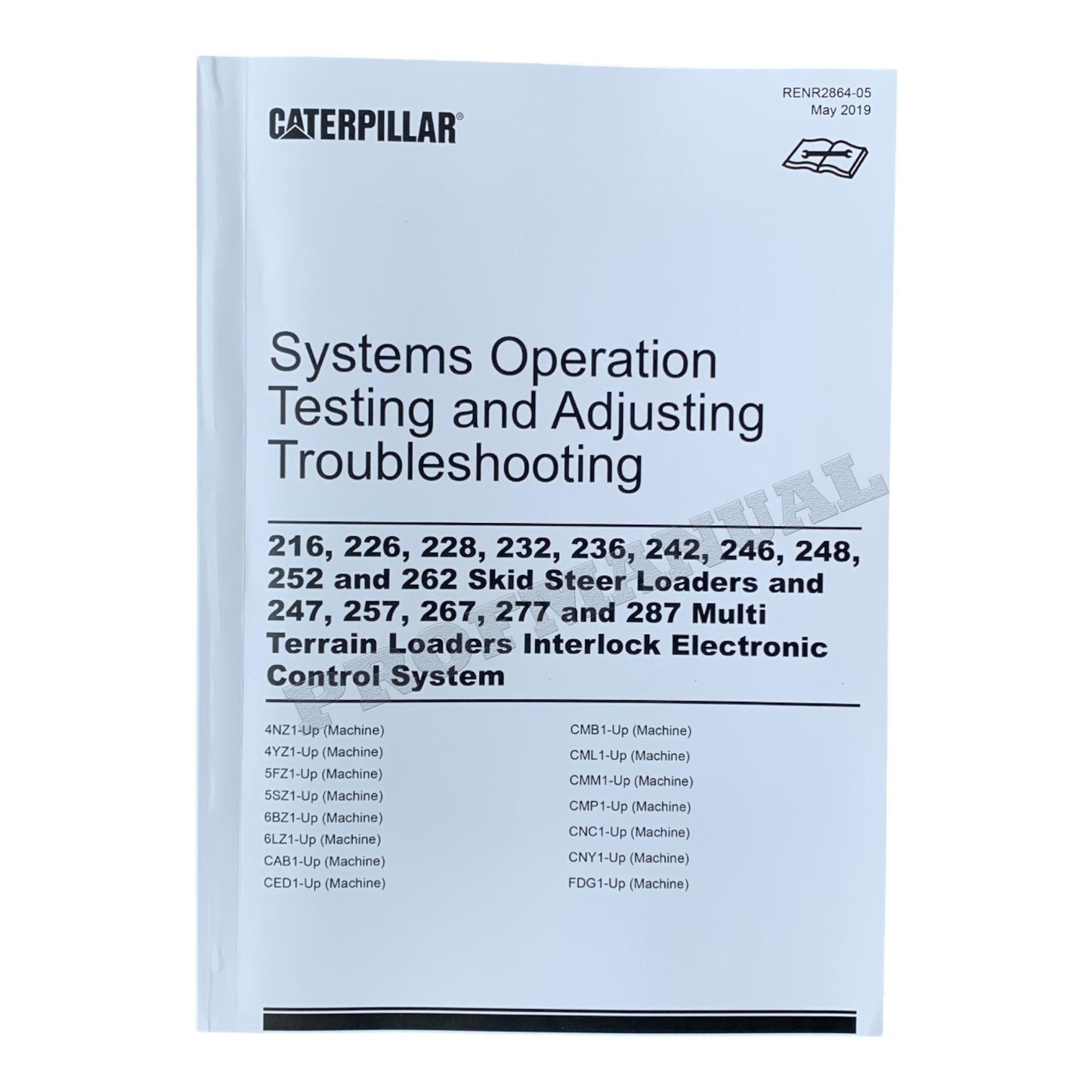 Caterpillar 246 Skid Steer Loader Full Service Manual *Send serial number