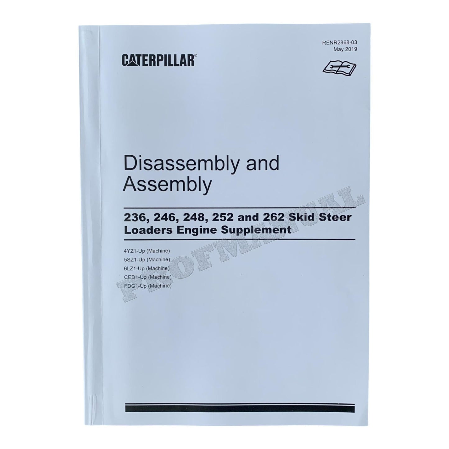 Caterpillar 246 Skid Steer Loader Full Service Manual *Send serial number