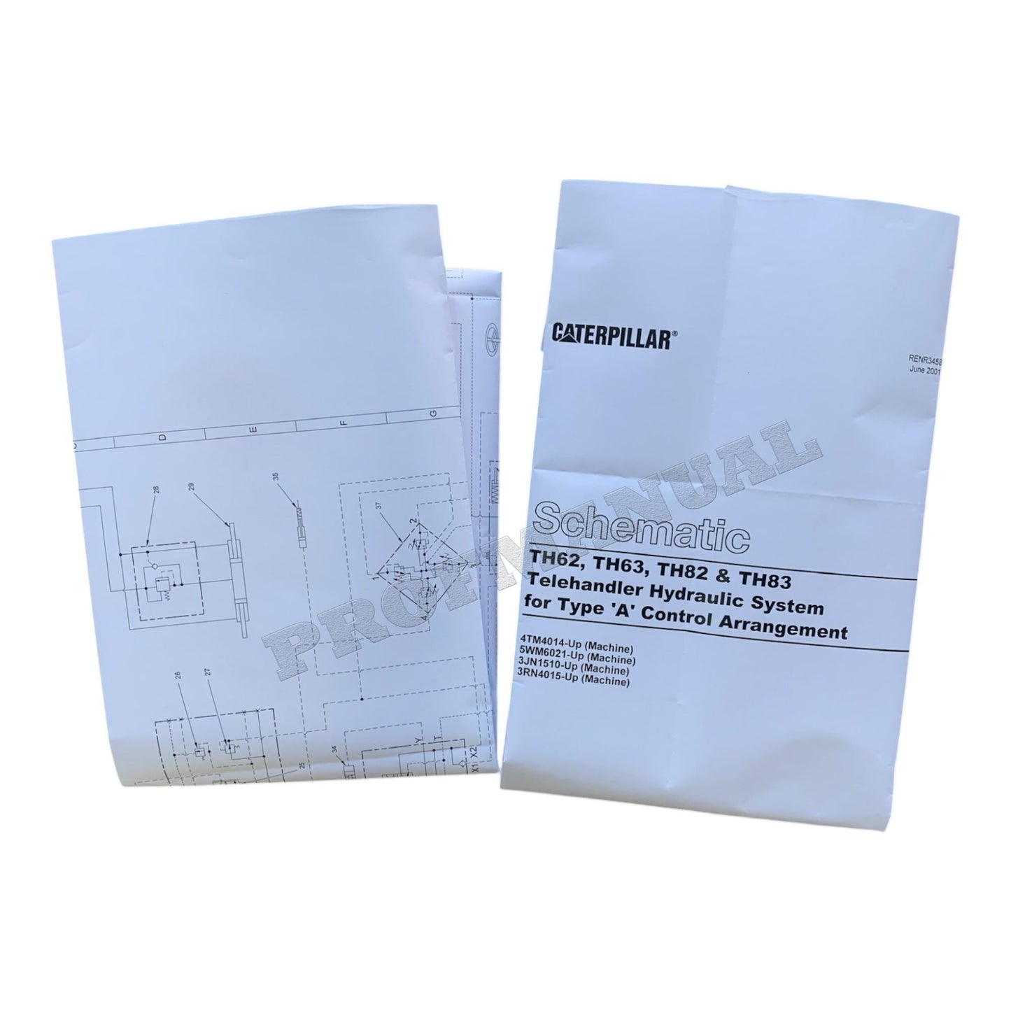 Caterpillar TH62 TH63 TH82 TH83 TeleHANDLER 21 books Full Service Manual *Send seial#