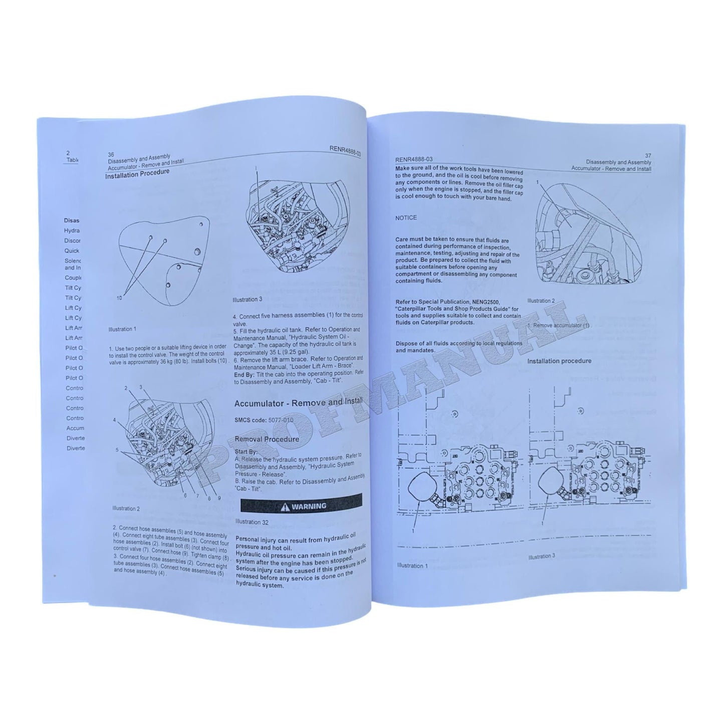 Caterpillar 267B 277B 287B Loader Suppl Service Manual Disassem Assem