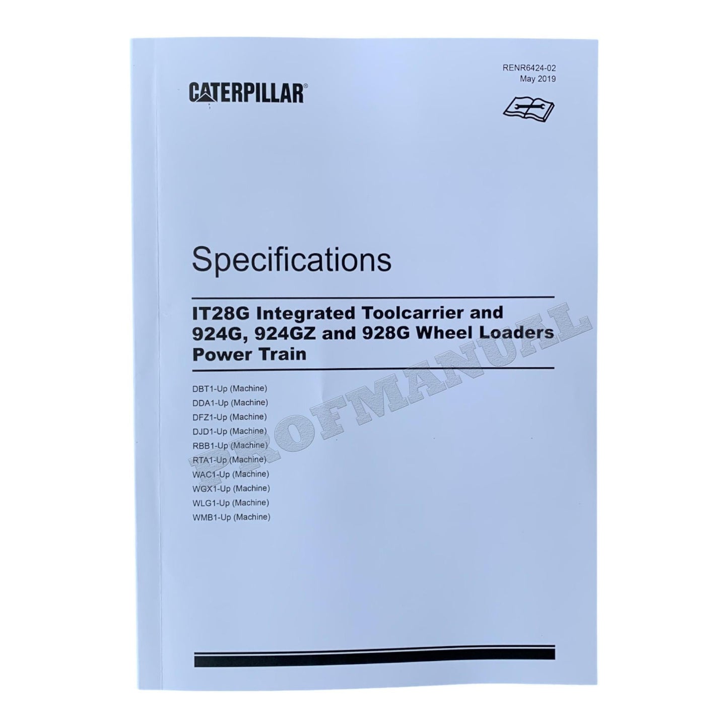 Caterpillar 924G 924Gz Wheel LOADER Full Service Manual 25 books *Send serial number