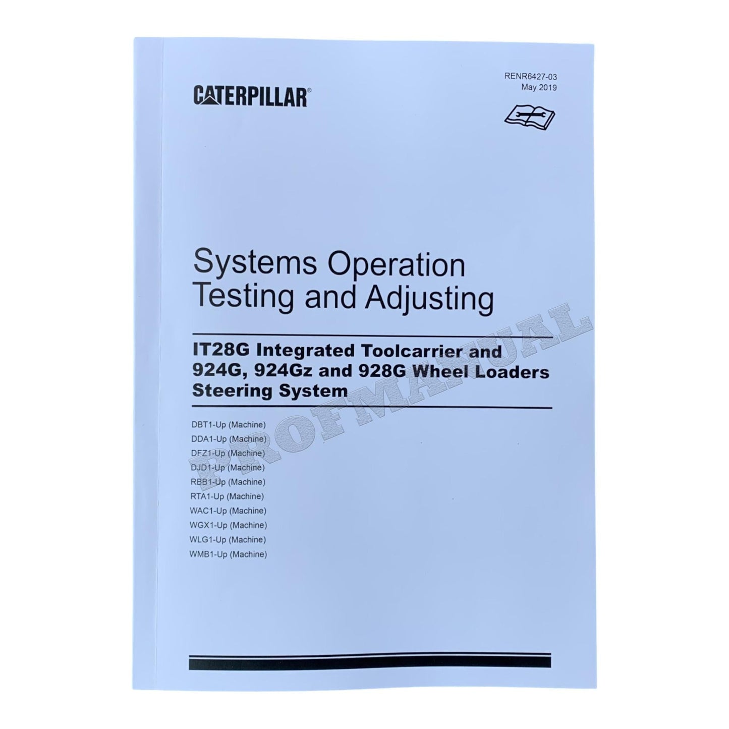 Caterpillar 924G 924Gz Wheel LOADER Full Service Manual 25 books *Send serial number