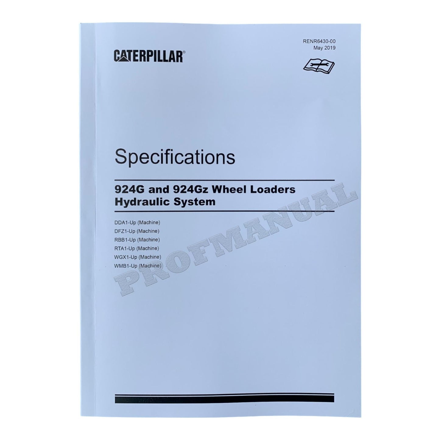 Caterpillar 924G 924Gz Wheel LOADER Full Service Manual 25 books *Send serial number