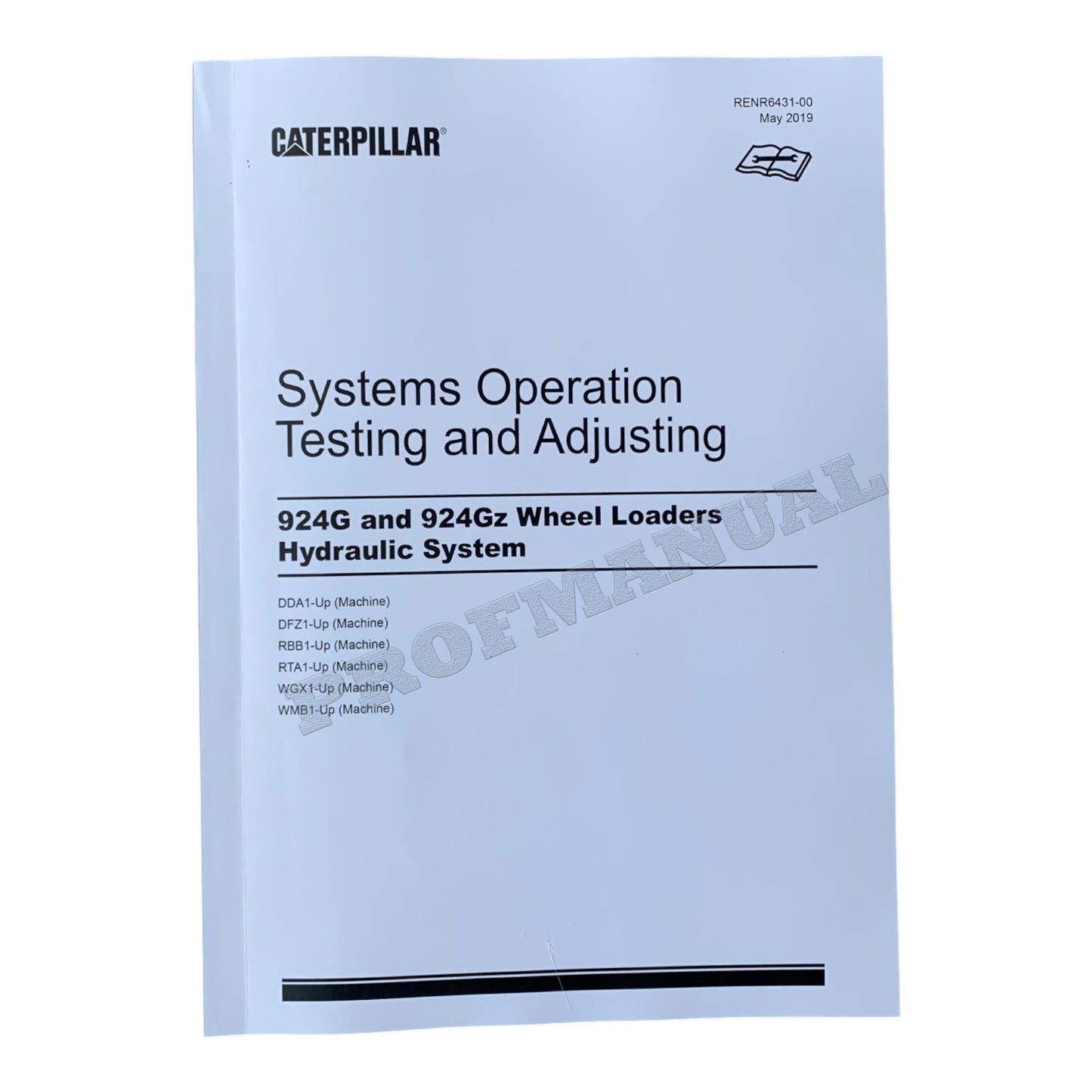 Caterpillar 924G 924Gz Wheel LOADER Full Service Manual 25 books *Send serial number