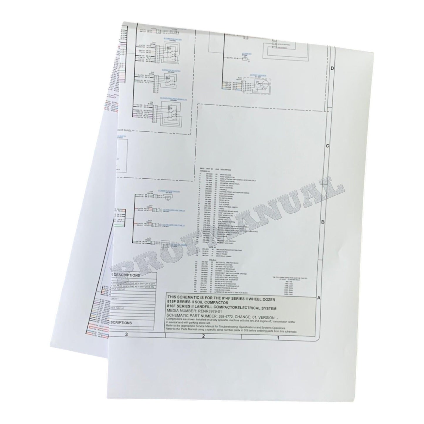 Caterpillar 814F Wheel Dozer 815F 816F Series 2 COMPACTOR Full Service Manual