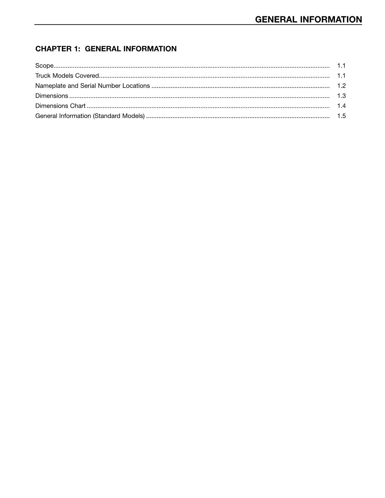 Caterpillar Lift Truck EC35N EC40N EC45N EC55N Forklift Chassis Mast Service Manual