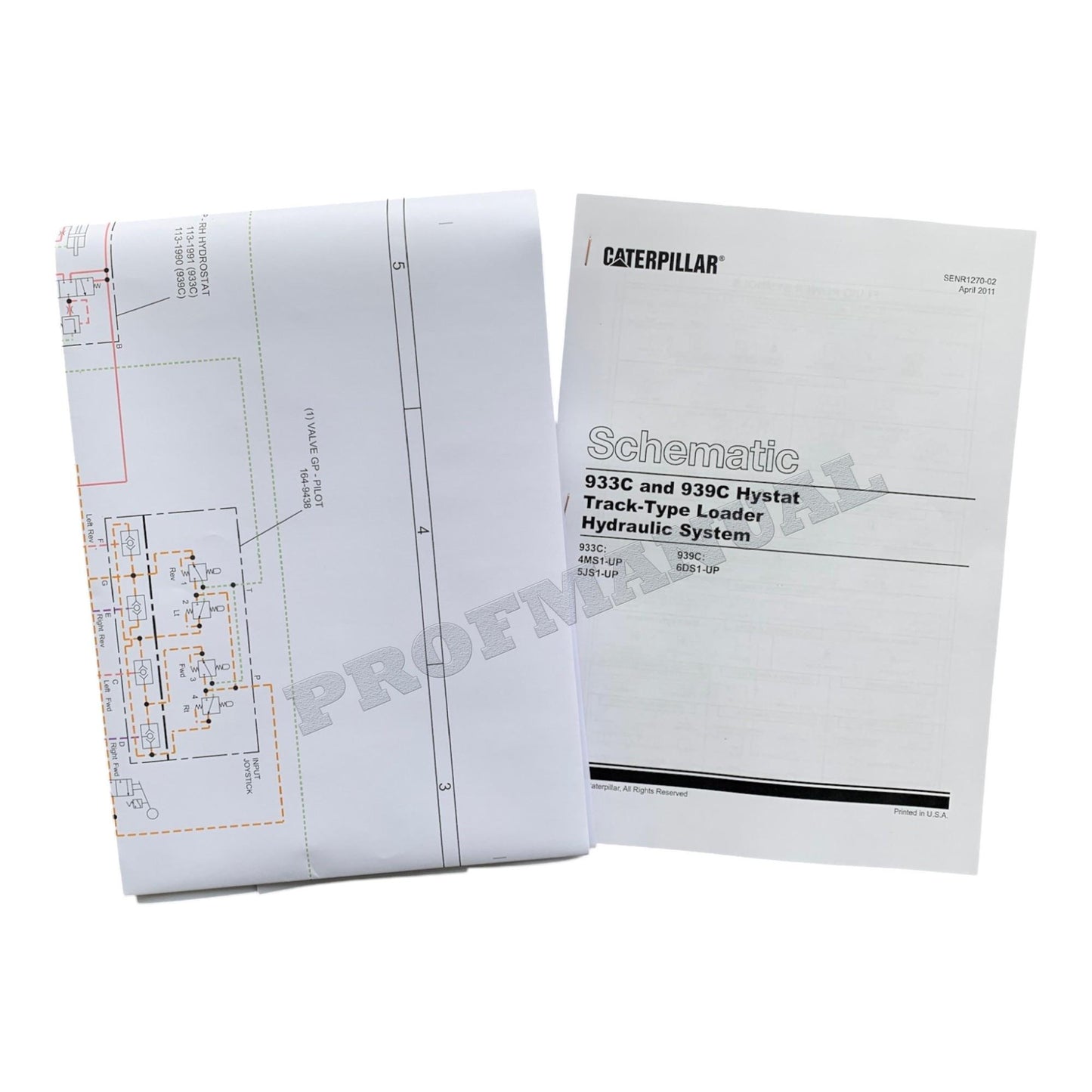 Caterpillar 933C 939C Track-Type Loader Full Service Manual *Send serial number