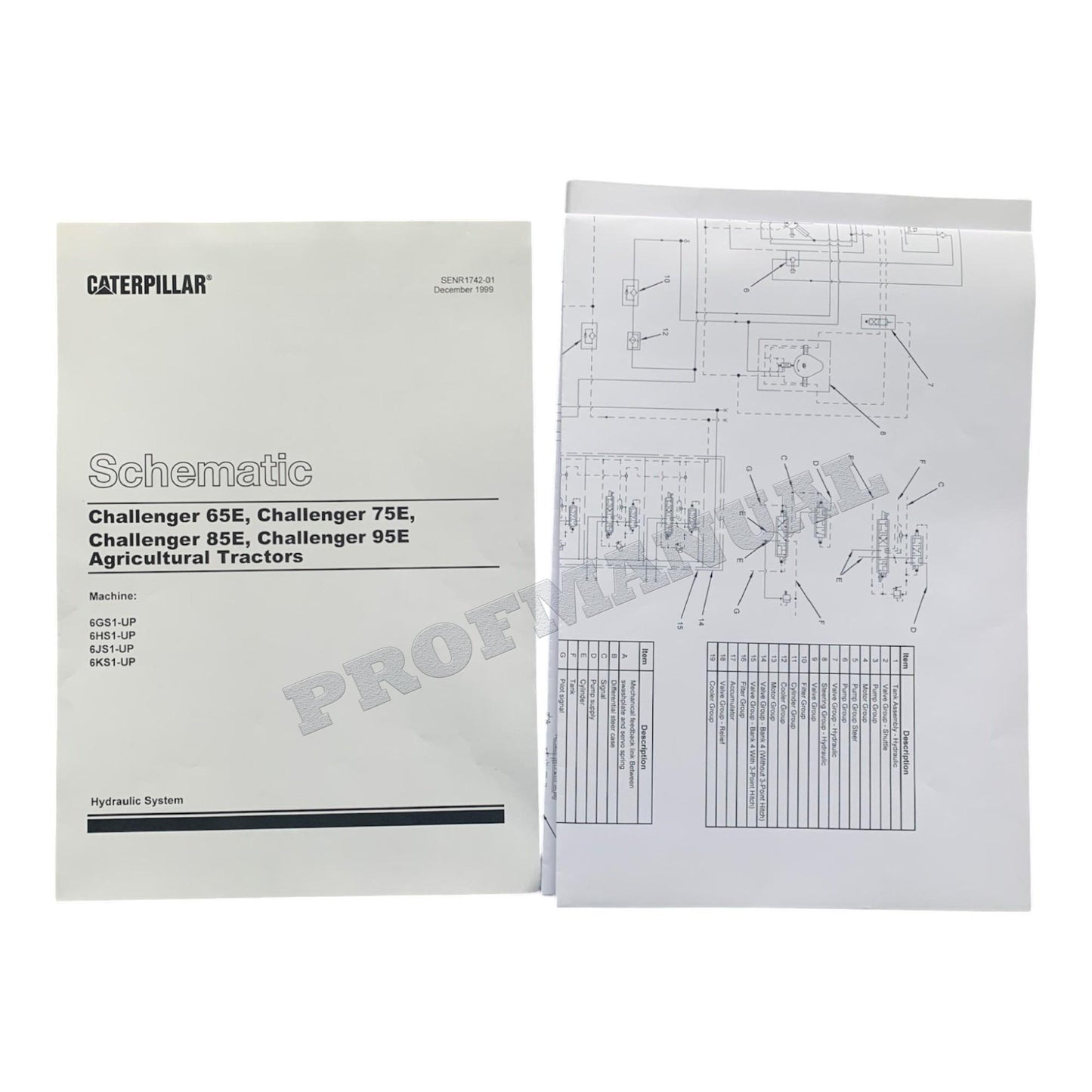 Caterpillar Challenger 65E 75E 85E 95E Ag Tractor Full Full Service Manual