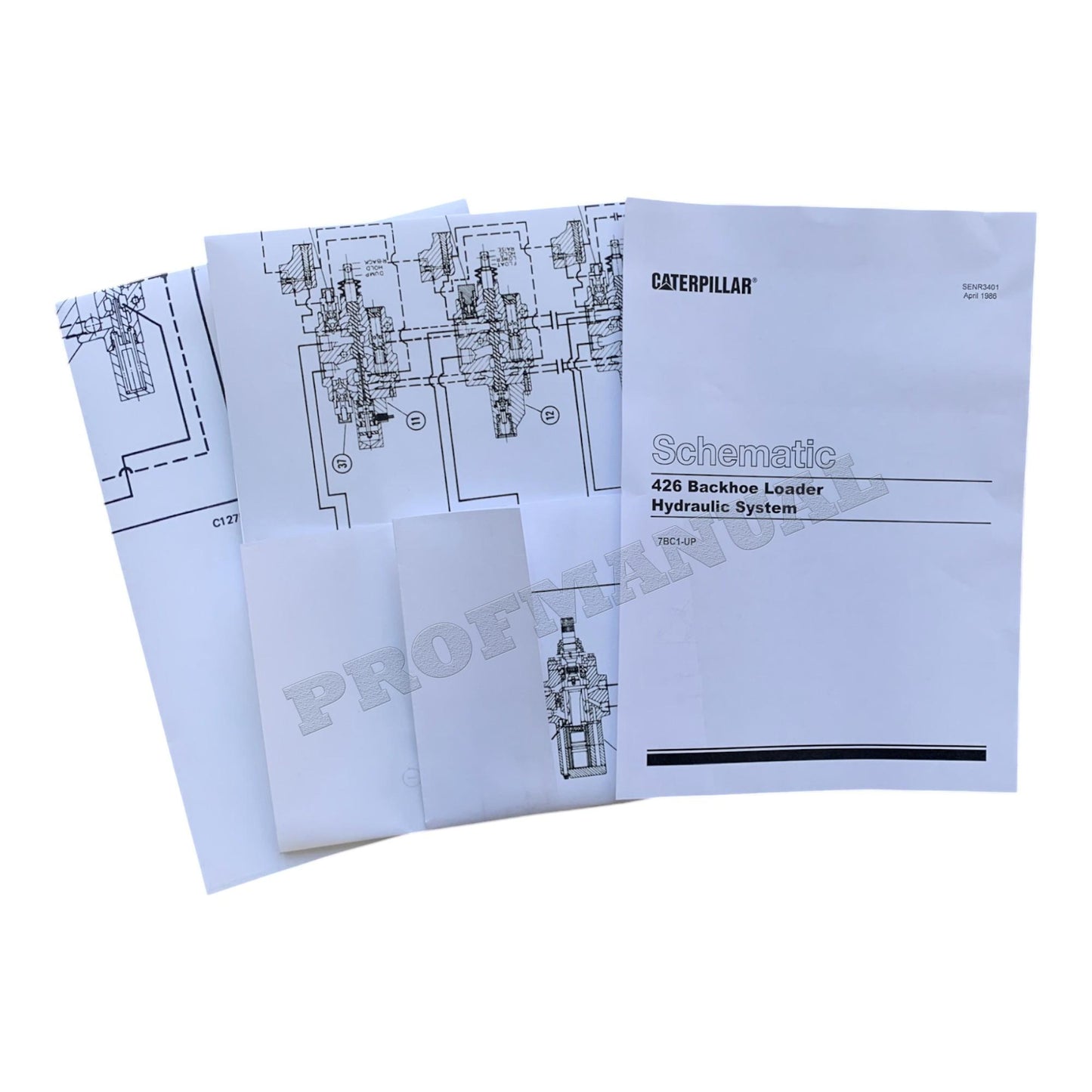 Caterpillar 416 426 436 Series II Backhoe Loader Full Service Manual