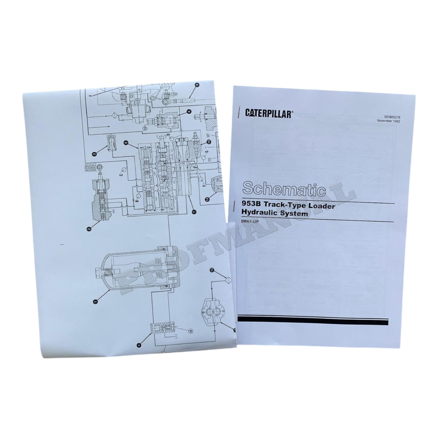 Caterpillar 953B Track-Type Loader Full Service Manual *Send serial number