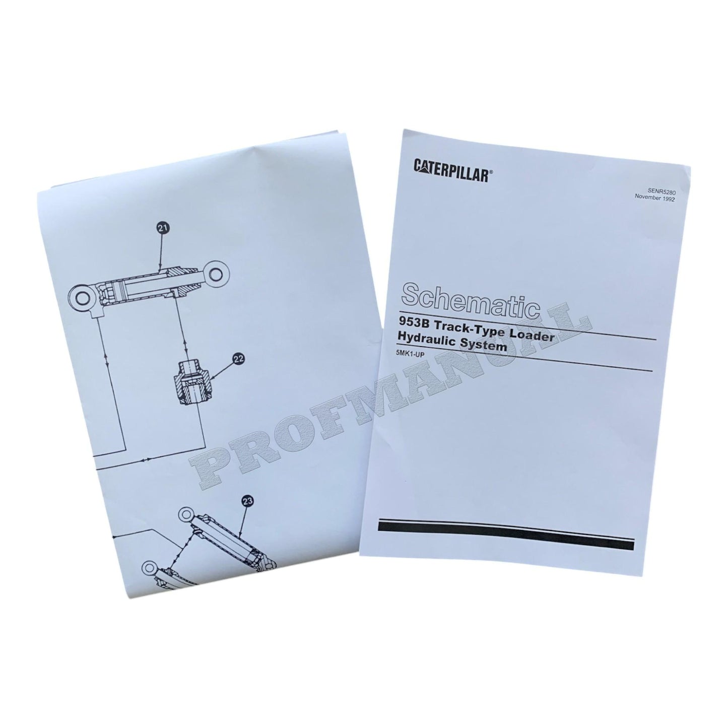 Caterpillar 953B Track-Type Loader Full Service Manual *Send serial number