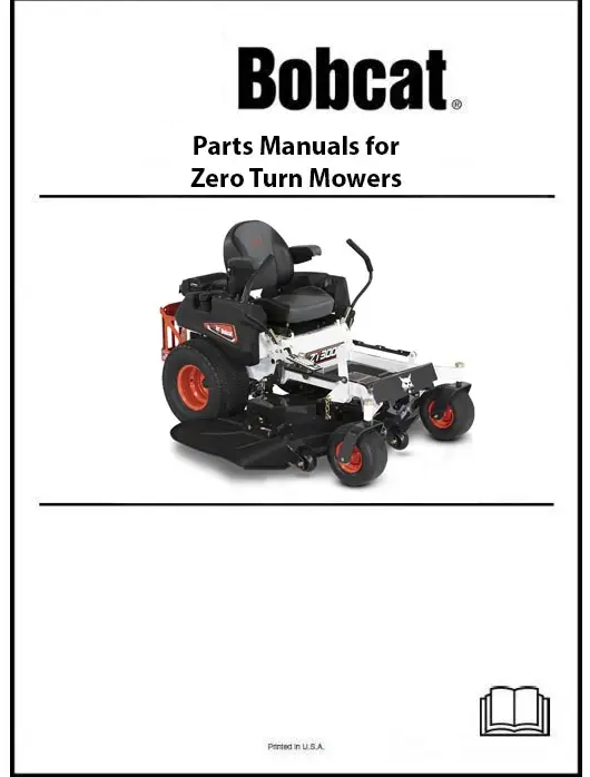 Bobcat WB700 Turf Mower Parts Catalog Manual 9990702EU11001- B67D11001-