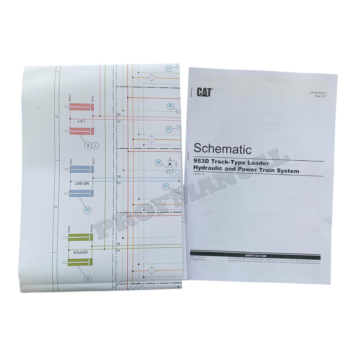 Caterpillar 953D Track Loader Full Service Manual *Send serial number