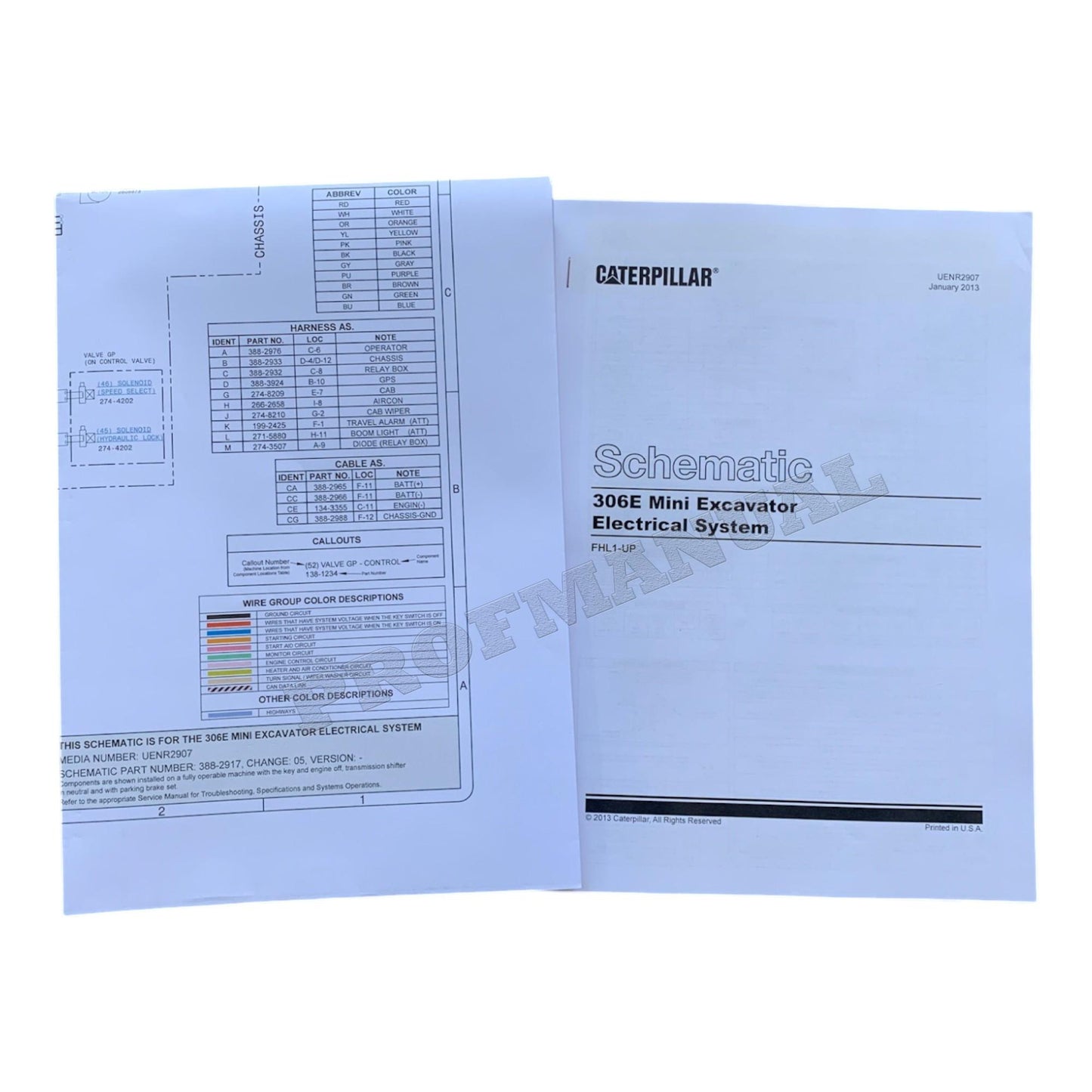 Caterpillar 306E MINI HYD EXCAVATOR Full Service Manual *Send serial number