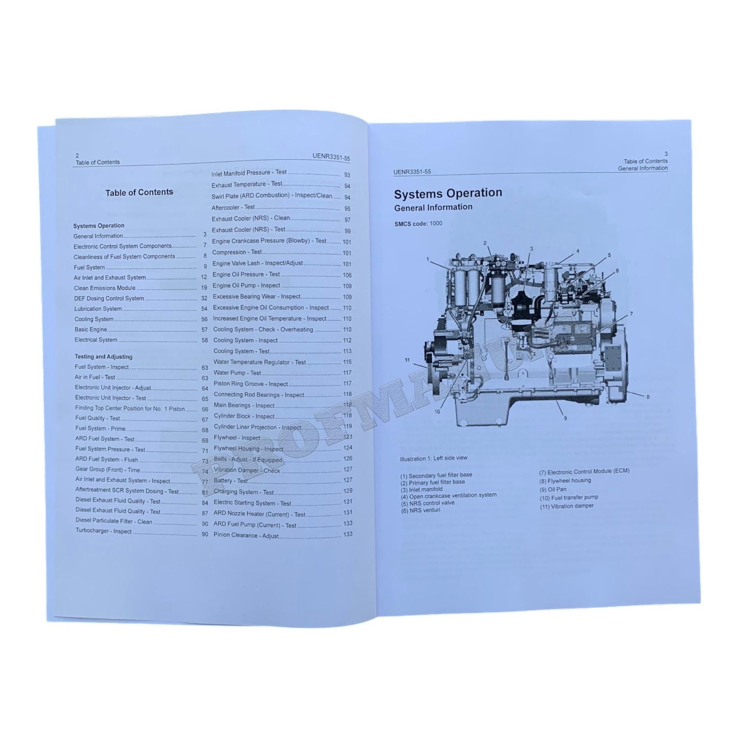 Caterpillar C13 C15 C18 Tier 4 Final Engine for D8T Tractor full Service Manual *SN AW4