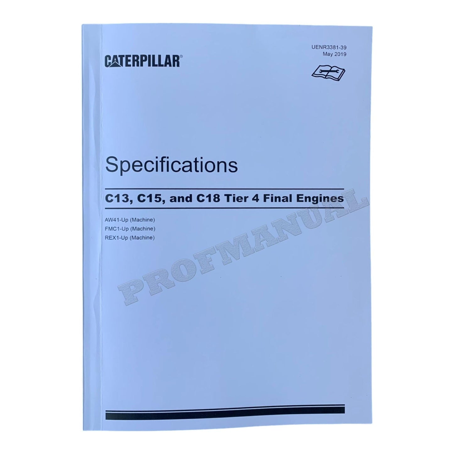 Caterpillar C13 C15 C18 Tier 4 Final Engine for D8T Tractor full Service Manual *SN AW4