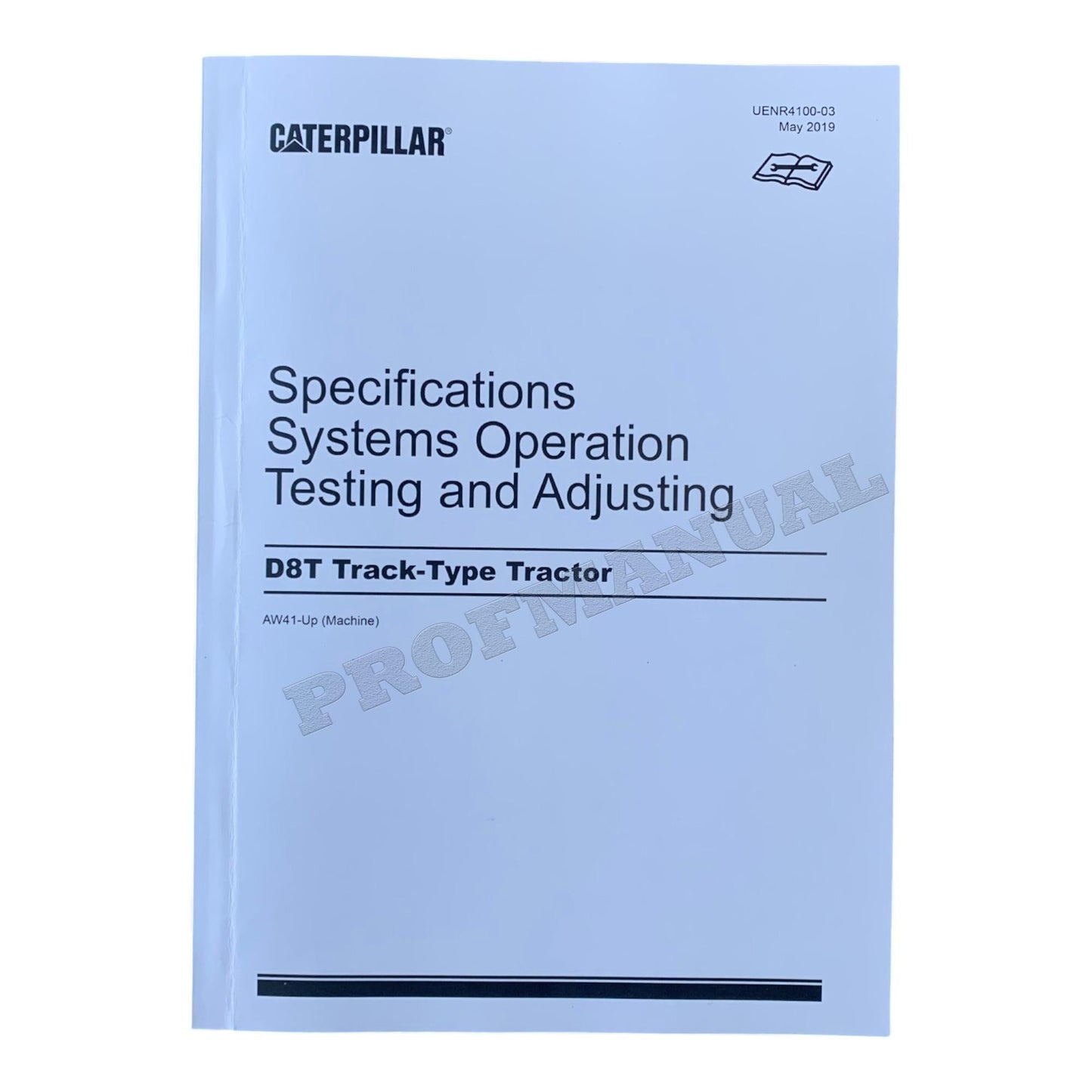 Caterpillar D8T Track-Type Tractor Full Service Manual *Send serial number