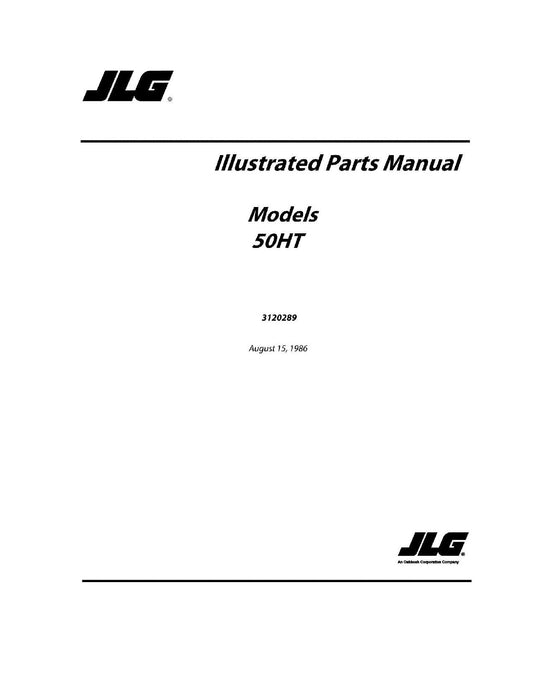 JLG 50HT Boom Lift Parts Catalog Manual