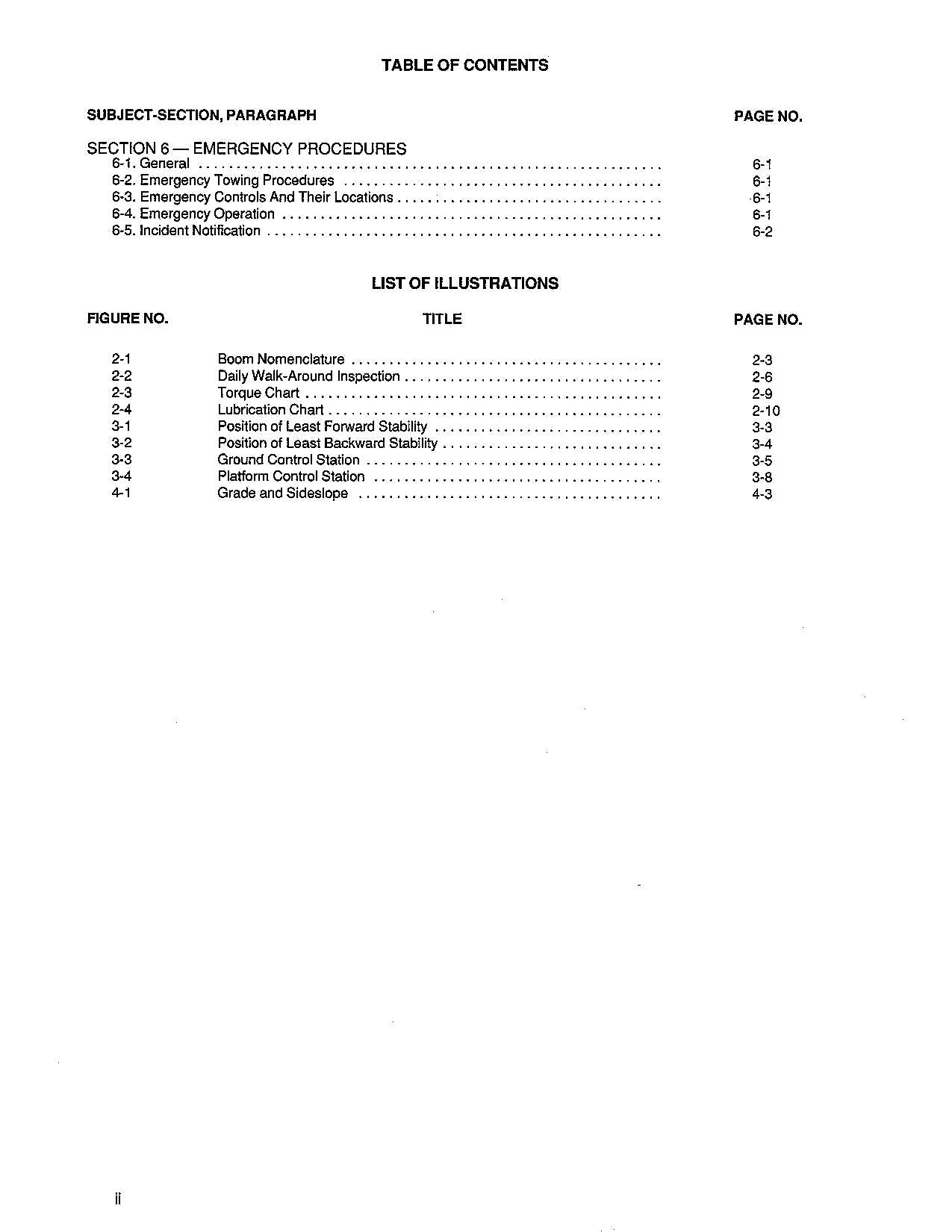 JLG 34HA Boom Lift Maintenance Operation Operators Manual