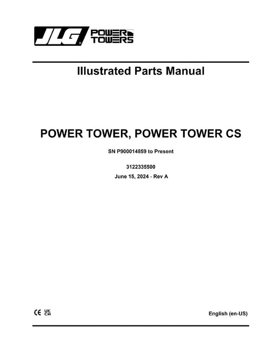 JLG POWER TOWER POWER TOWER POWER TOWER Parts Catalog Manual