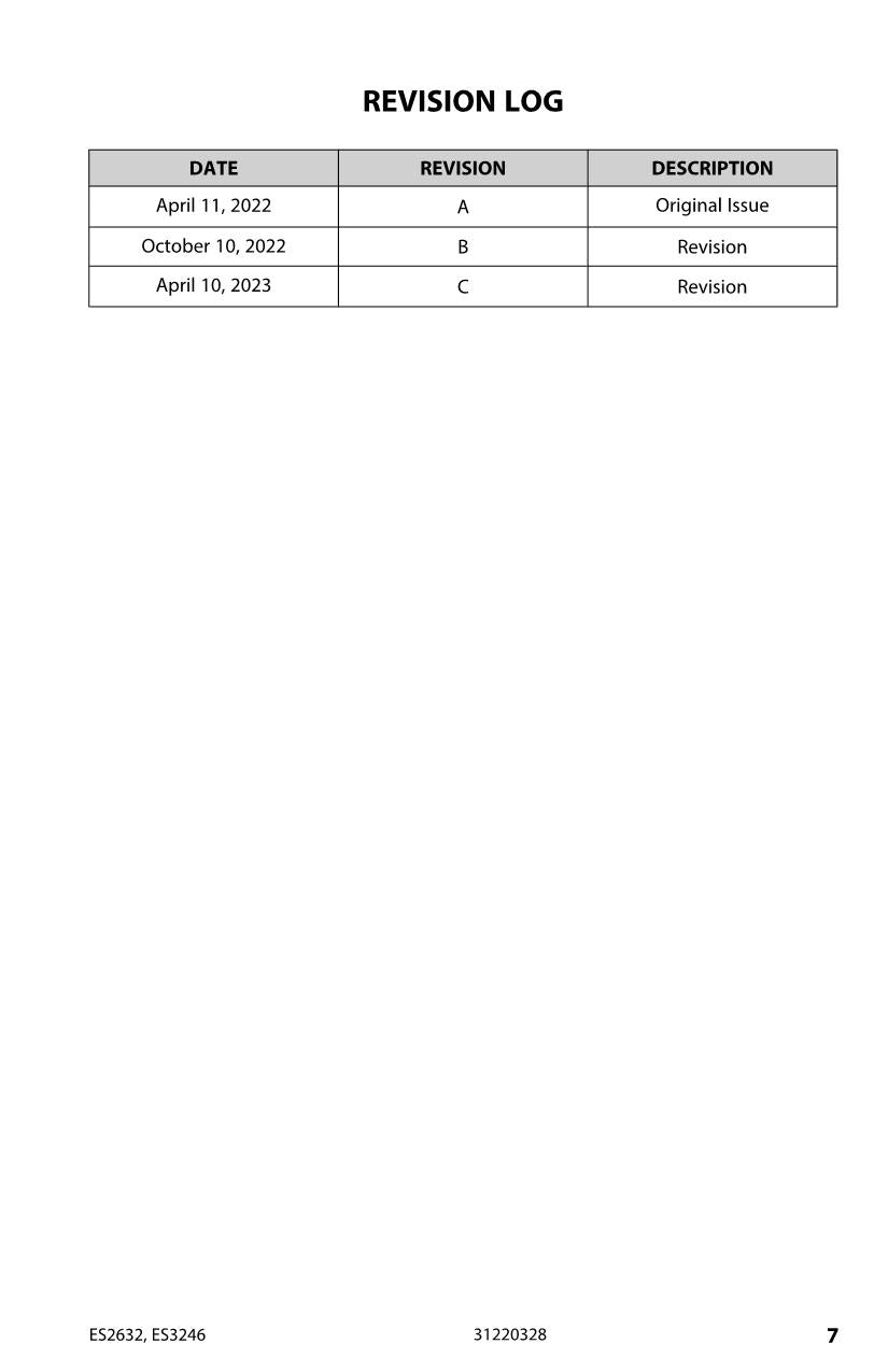 JLG ES2632 ES3246 Scissor Lift Maintenance Operation Operators Manual 31220328