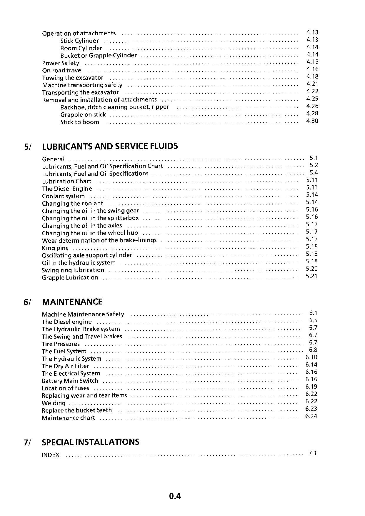 Liebherr A922 Litronic Excavator Operators manual