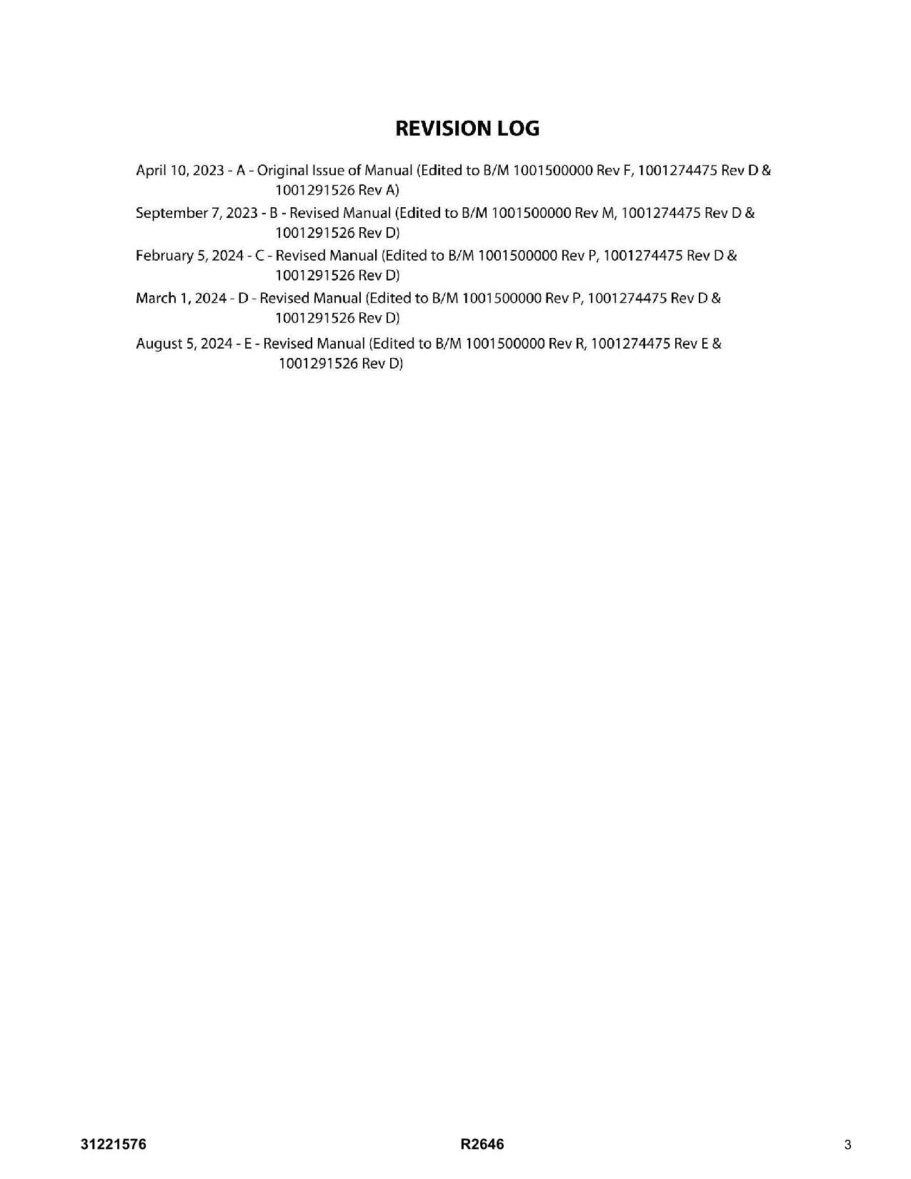 JLG R2646 Scissor Lift Parts Catalog Manual