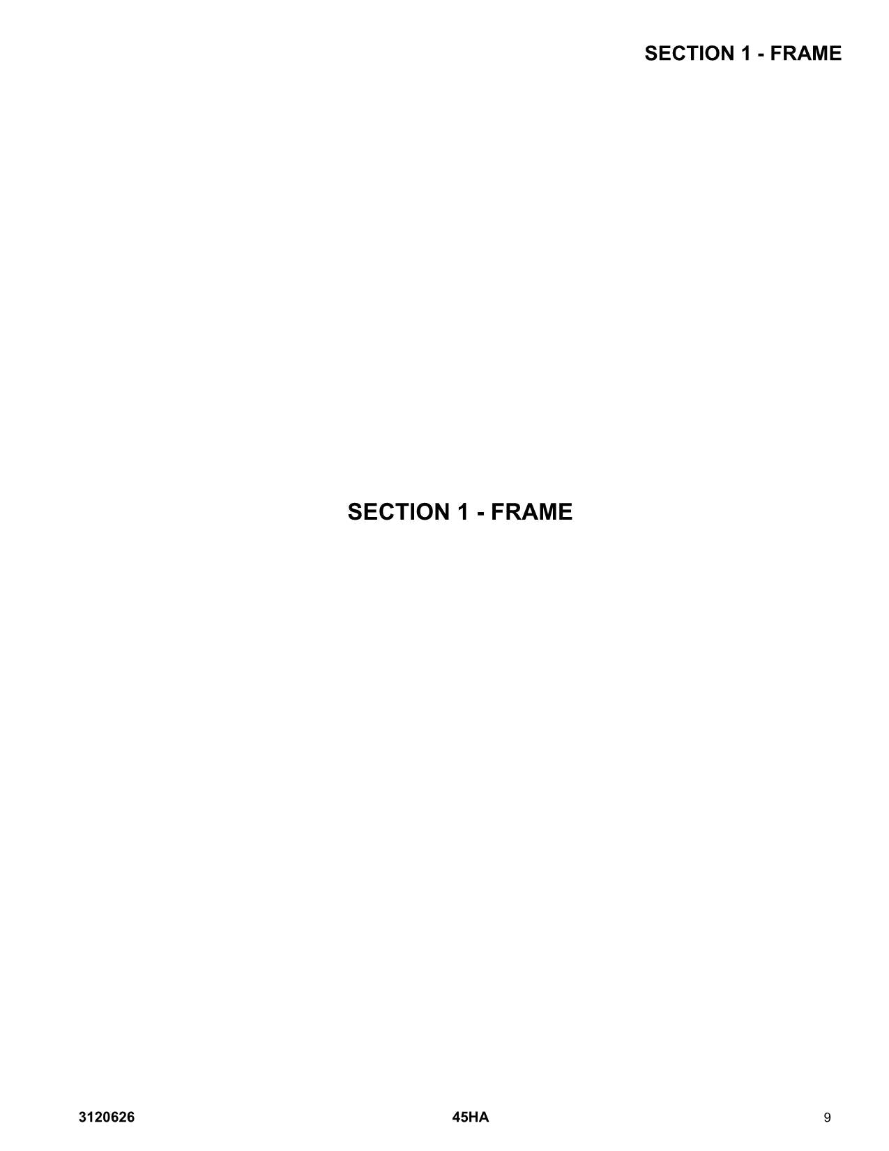 JLG 45HA Boom Lift Parts Catalog Manual 3120626