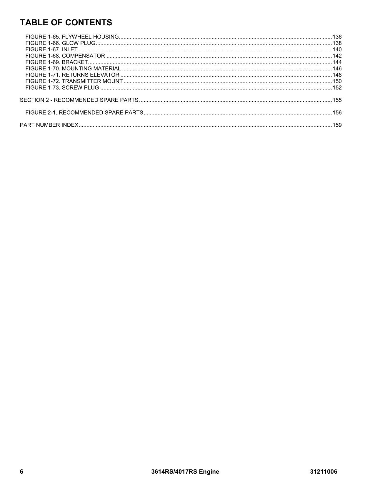 JLG 3614RS 4017RS Telehandler Parts Catalog Manual 31211006