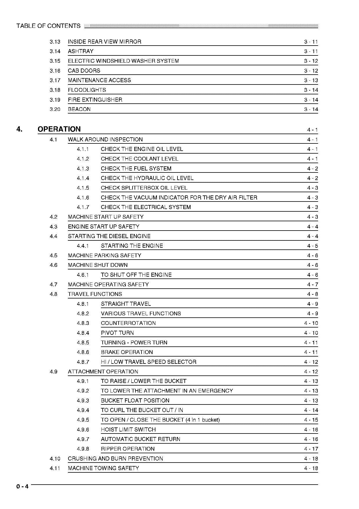 Liebherr LR631 C LR641 CRAWLER LOADER Operators manual