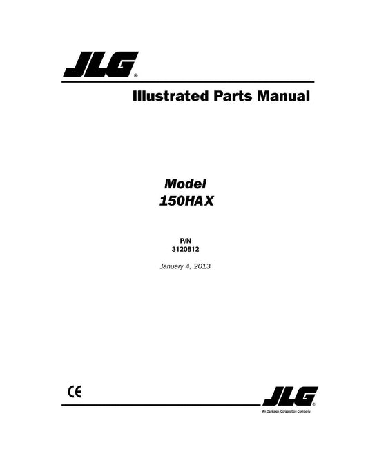 JLG 150HAX Boom Lift Parts Catalog Manual