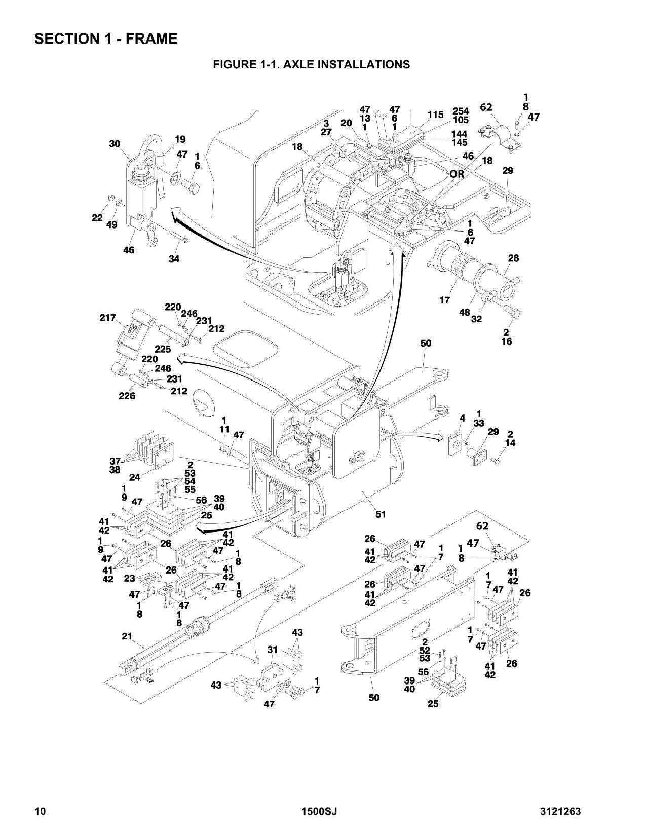 JLG 1500SJ Scissor Lift Parts Catalog Manual