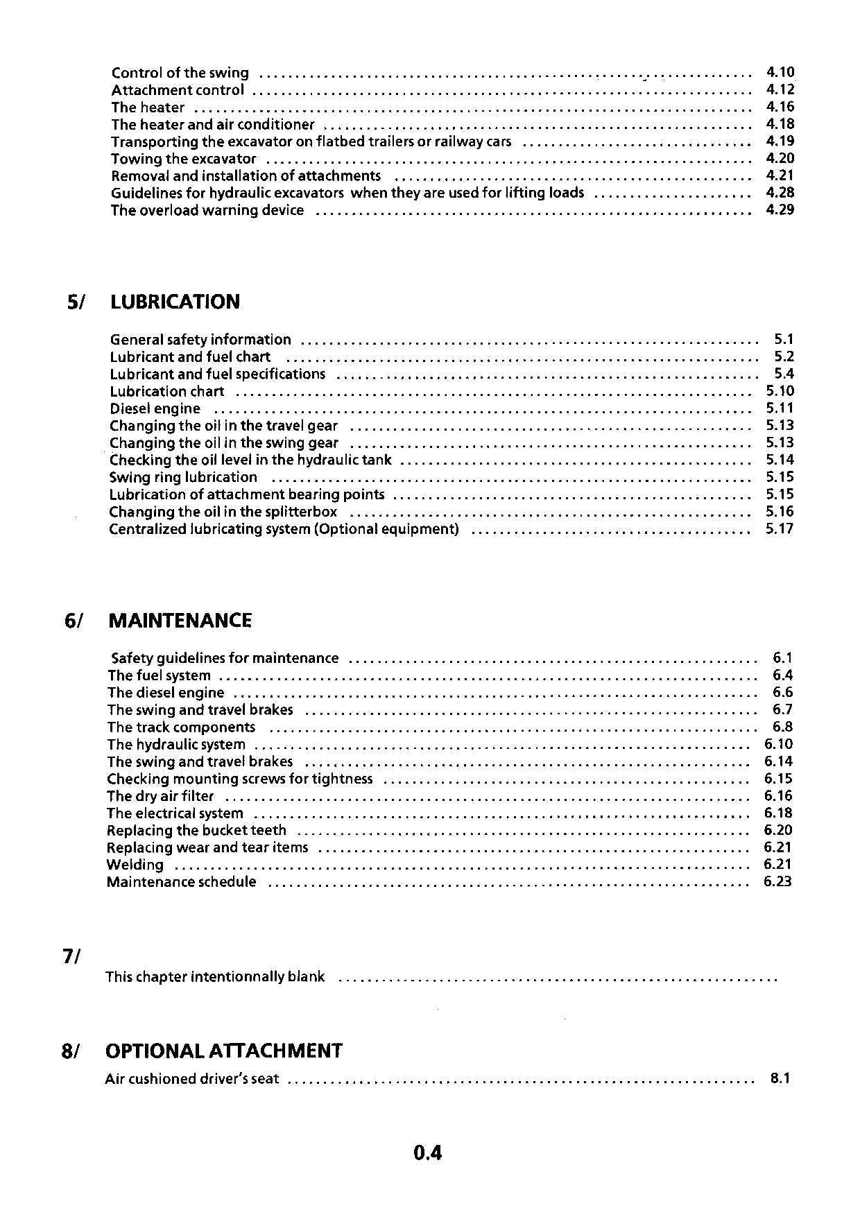 Liebherr R932 Litronic Excavator Operators manual serial .235l