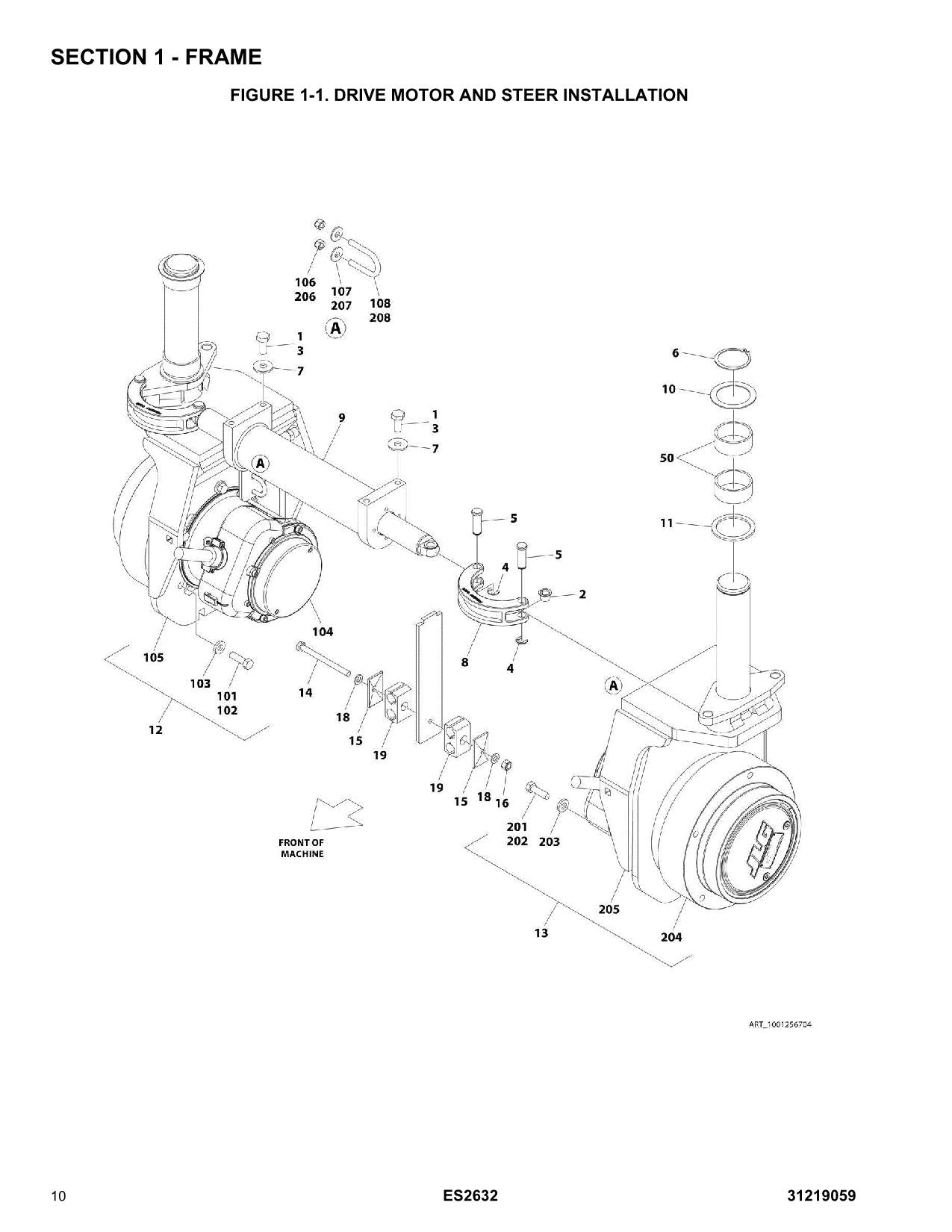 JLG ES2632 Scissor Lift Parts Catalog Manual  31219059