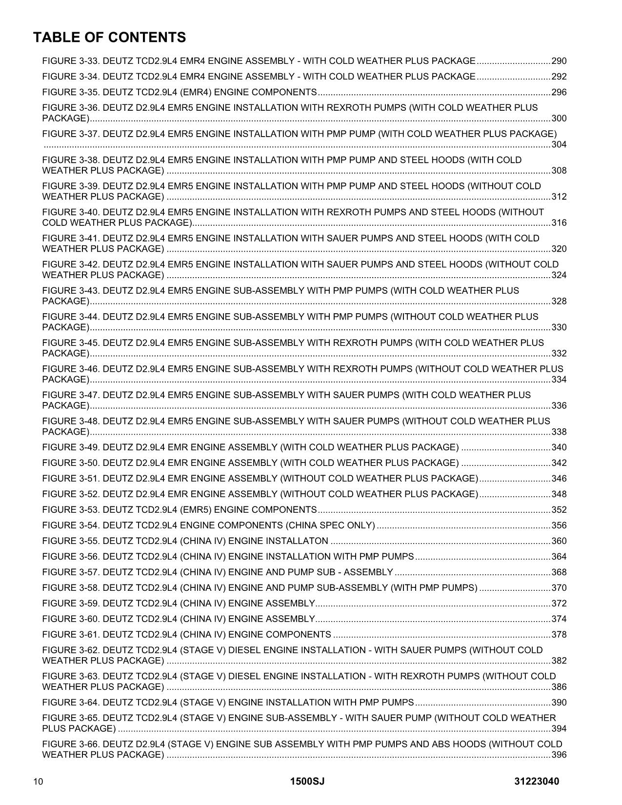 JLG 1500SJ Boom Lift Parts Catalog Hard Copy Manual