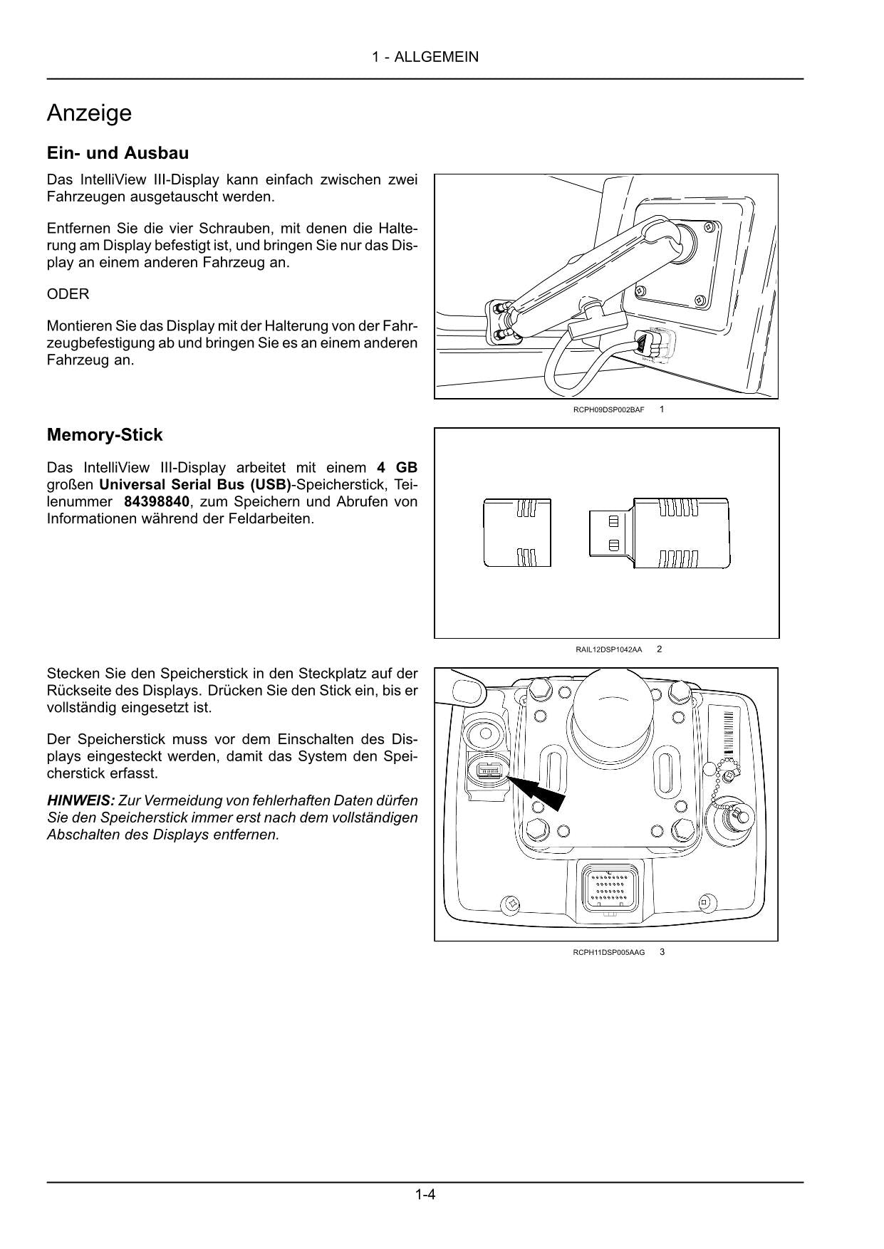 New Holland INTELLIVIEW III Betriebsanleitung 47424354